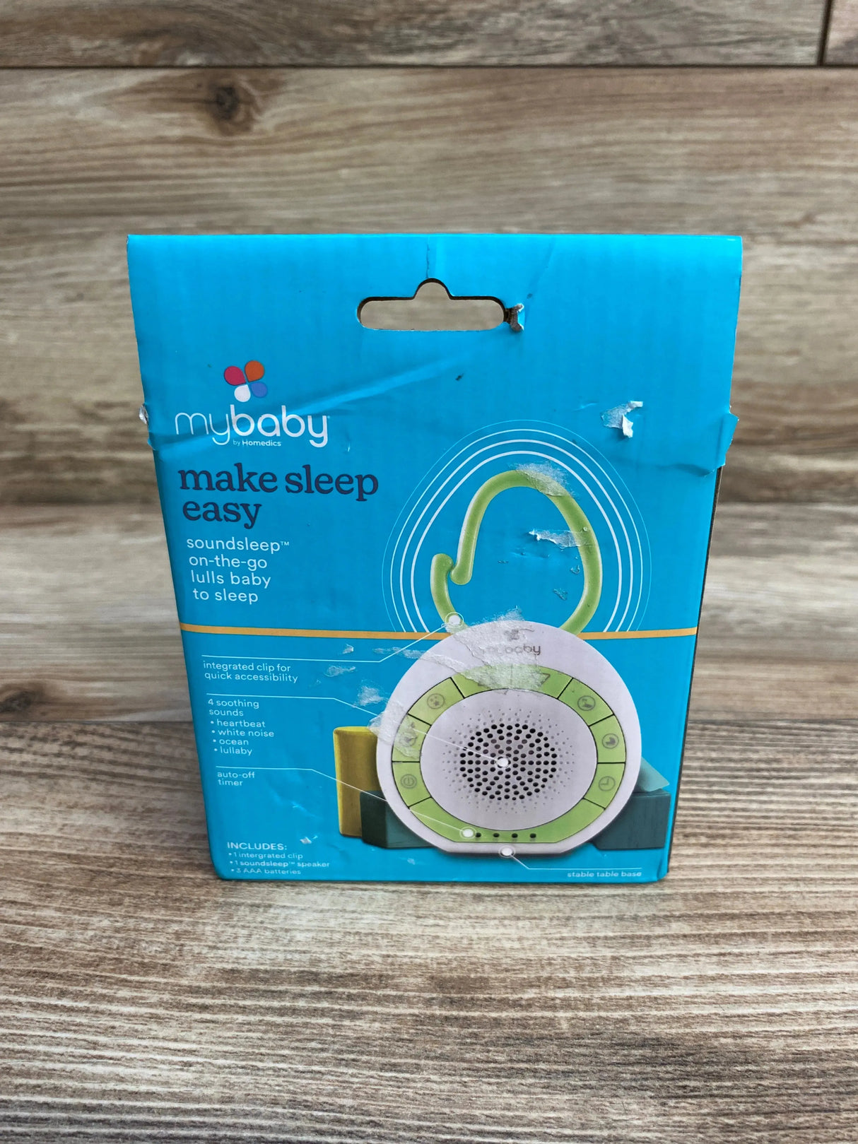 NEW MyBaby SoundSpa On-The-Go Portable Sound Machine and Baby Soother - Me n Mommy To Be