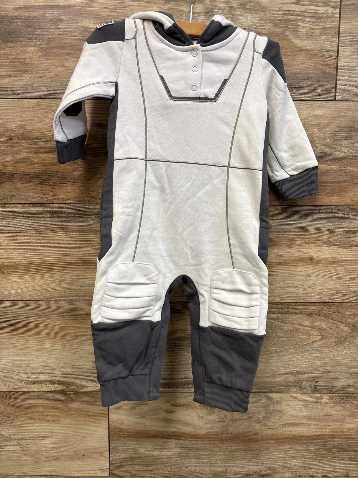 NEW SpaceX Spacesuit Hooded Onesie Costume White sz 12m