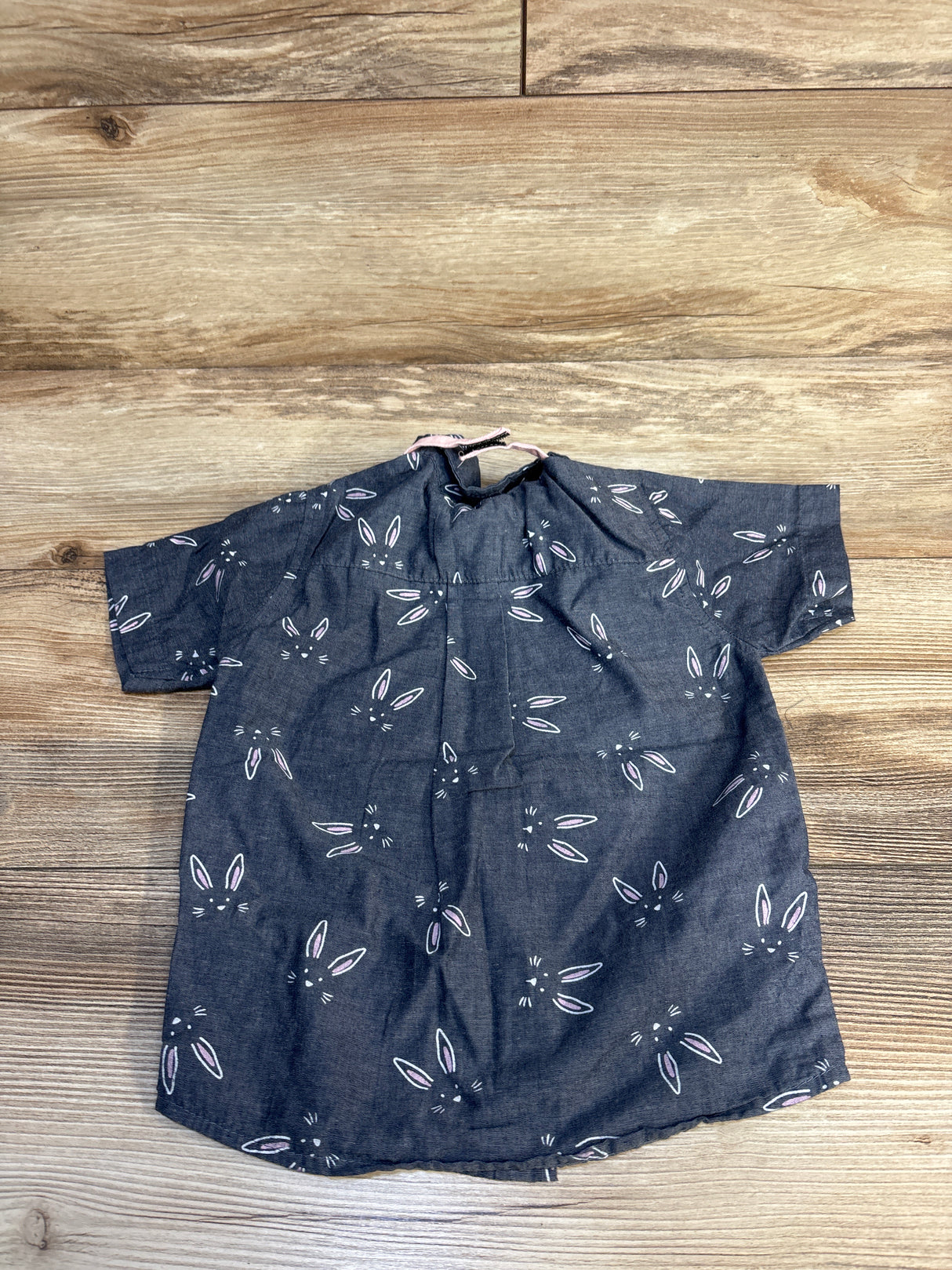 Alex & Jack 2pc Bunny Print Shirt & Bowtie Blue sz 3T