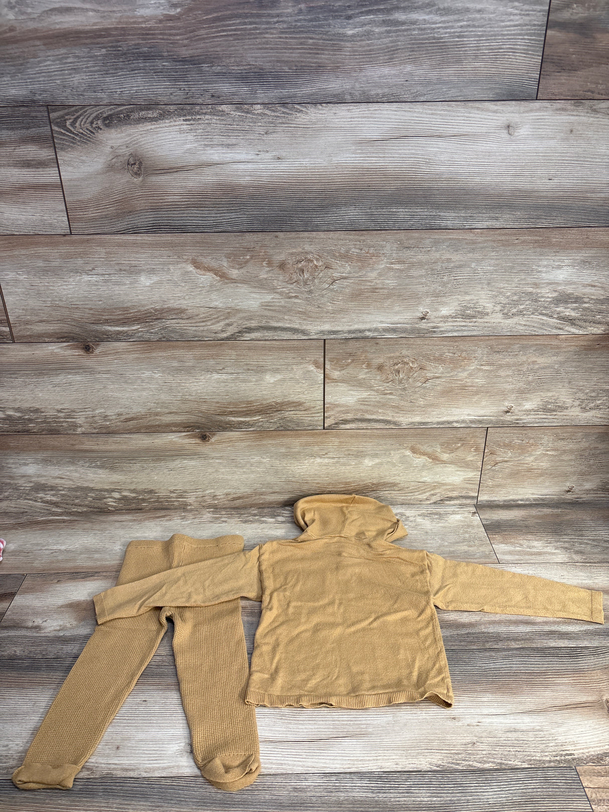 Modern Moments 2pc Hooded Pull Over & Pants Gold sz 3T