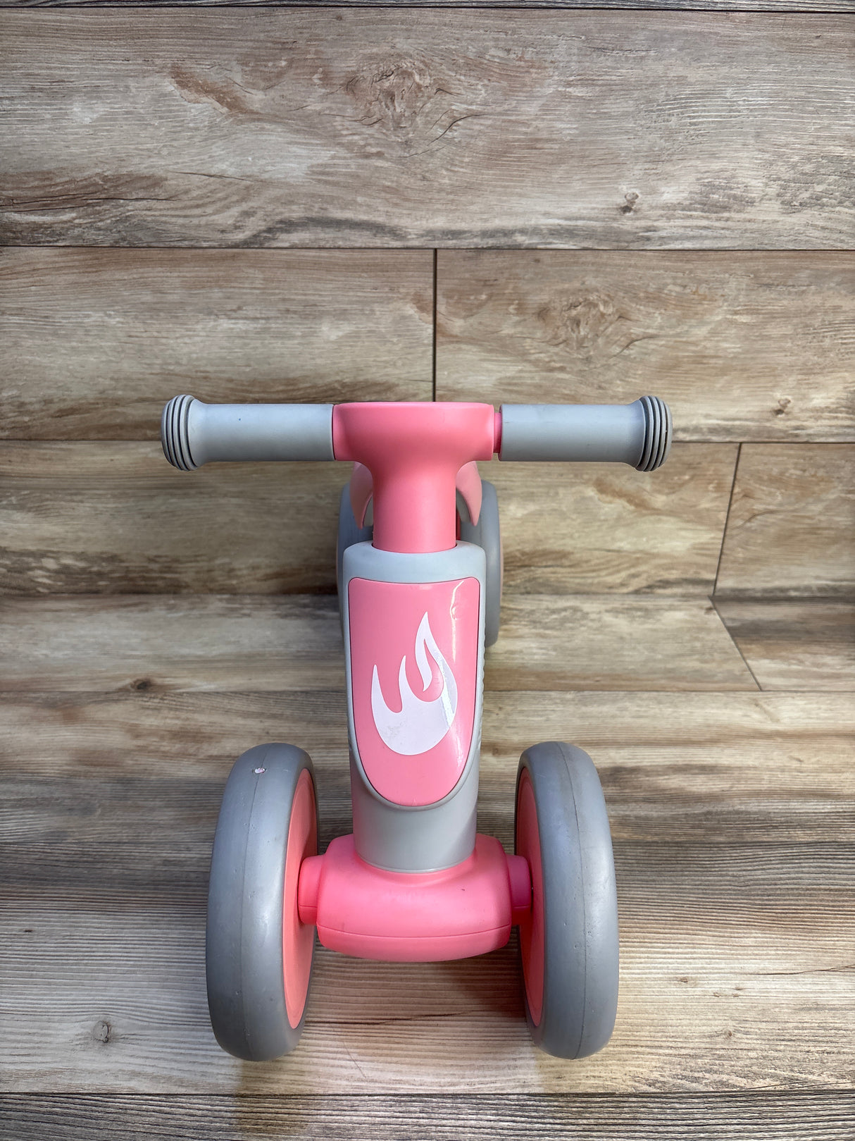 WETIFY Colorful Lighting Baby Balance Bike Pink