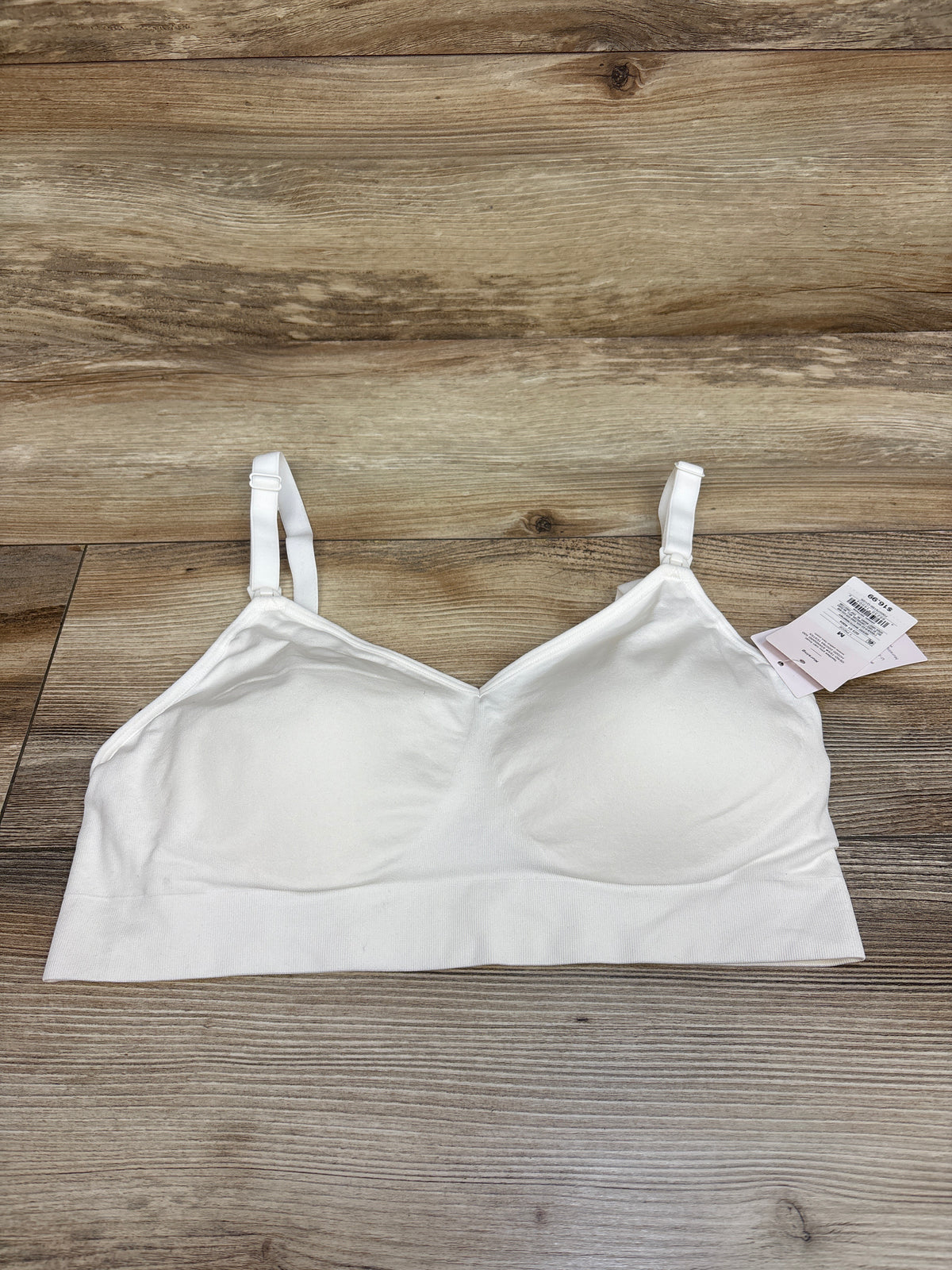 NEW Auden Seamless Nursing Bra - White sz Medium