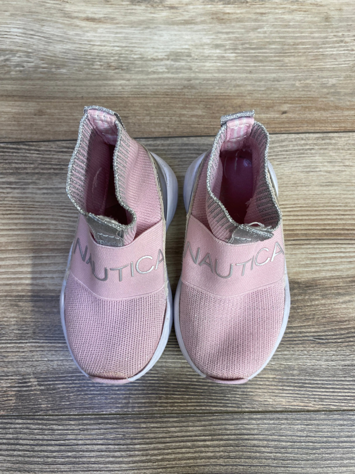 Nautica Slip-On Sock Style Sneakers Pink sz 6c - Me n Mommy To Be