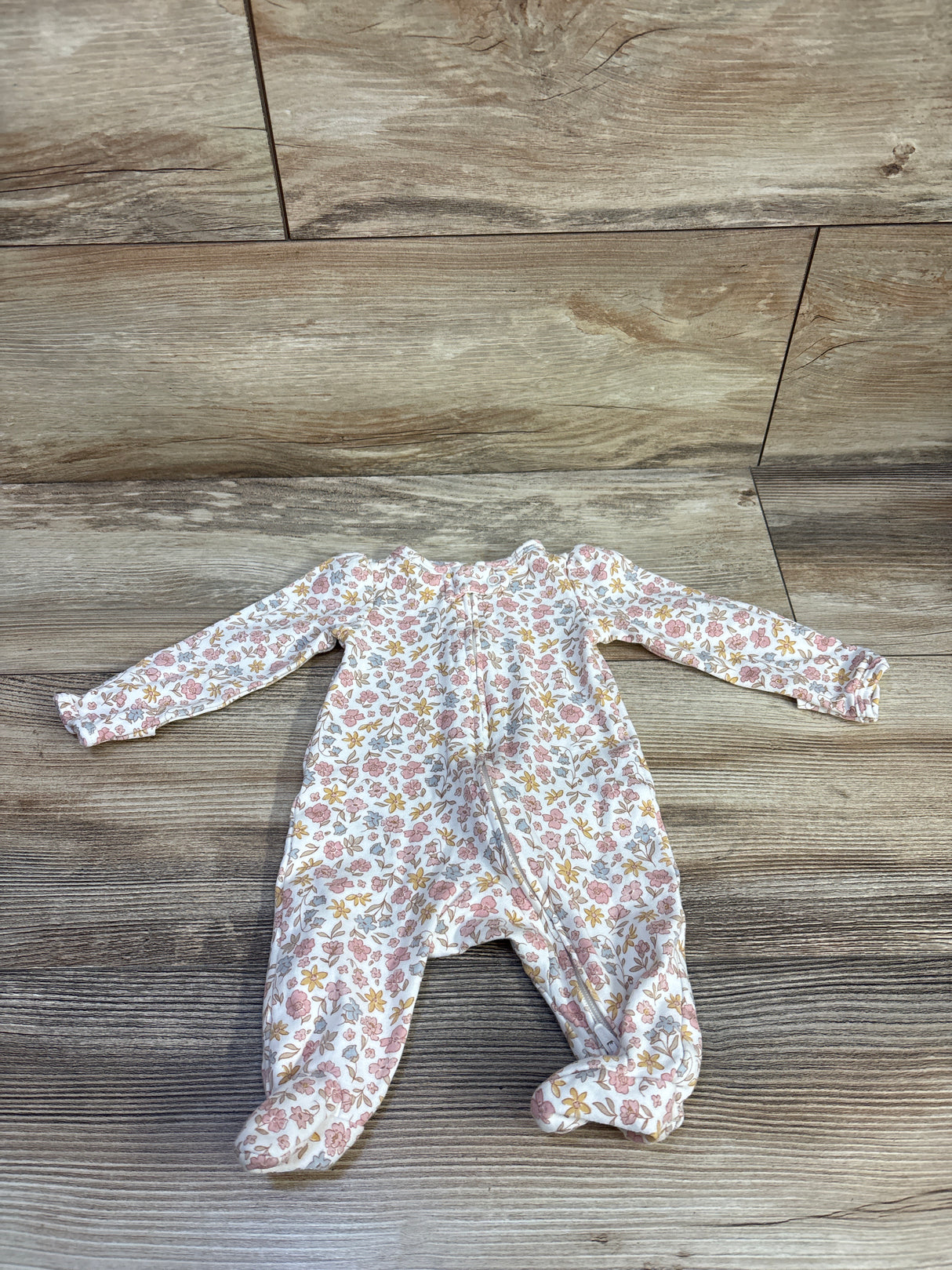 Carter's Floral Sleeper White sz Newborn