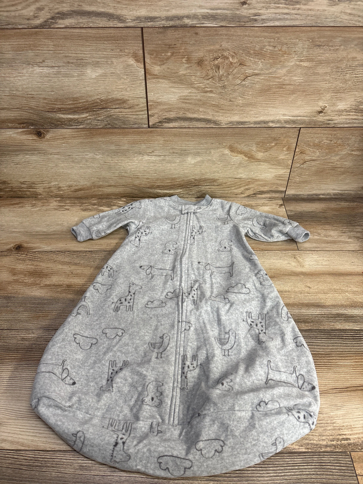 Carter's Blanket Sleep Sack Grey sz 0-6m