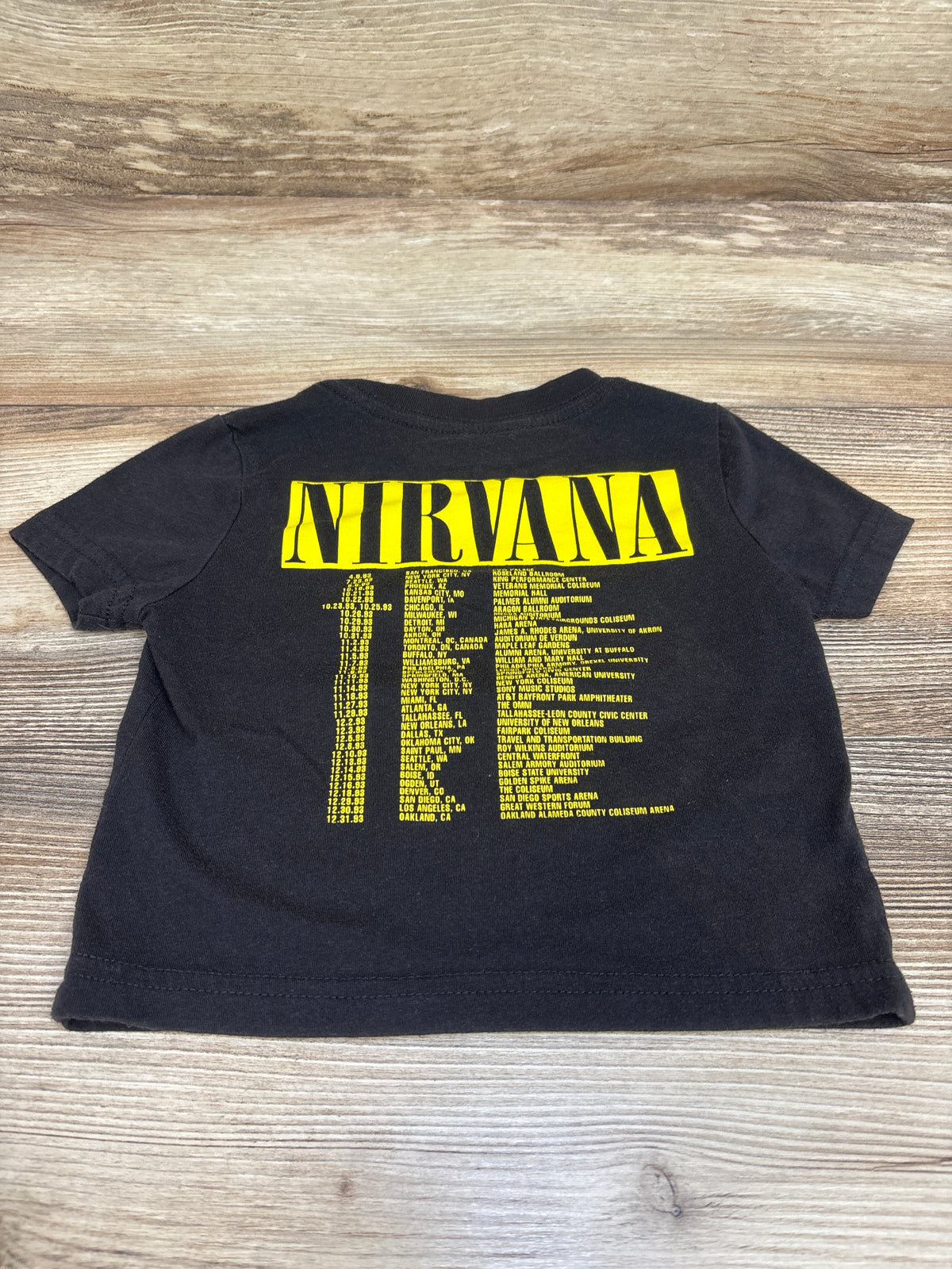 Nirvana Shirt Black sz 12m