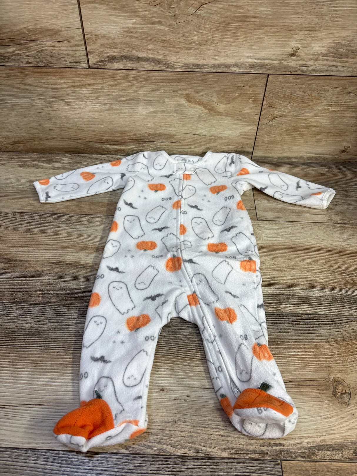 Just One You Ghost Blanket Sleeper White sz 6m