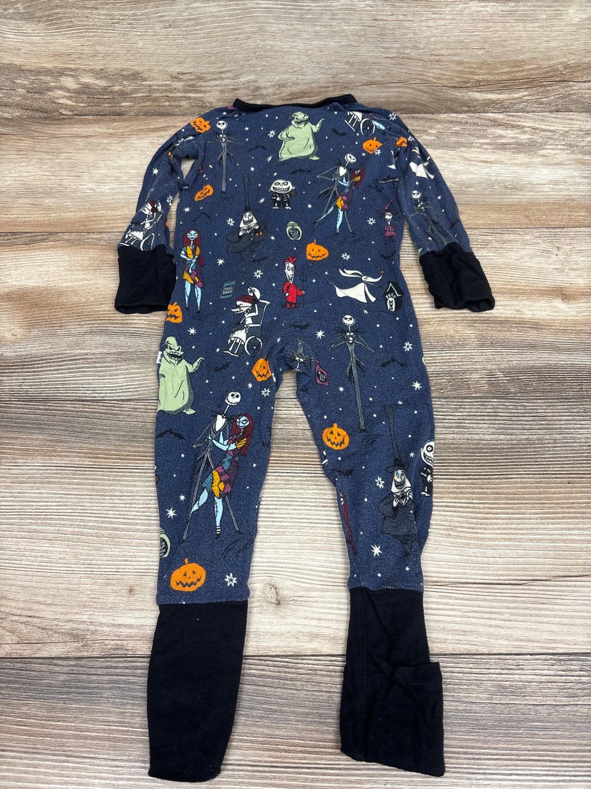 Little Sleepies x Disney 'Jack Skellington & Friends' Bamboo Sleeper Blue sz 6-12m