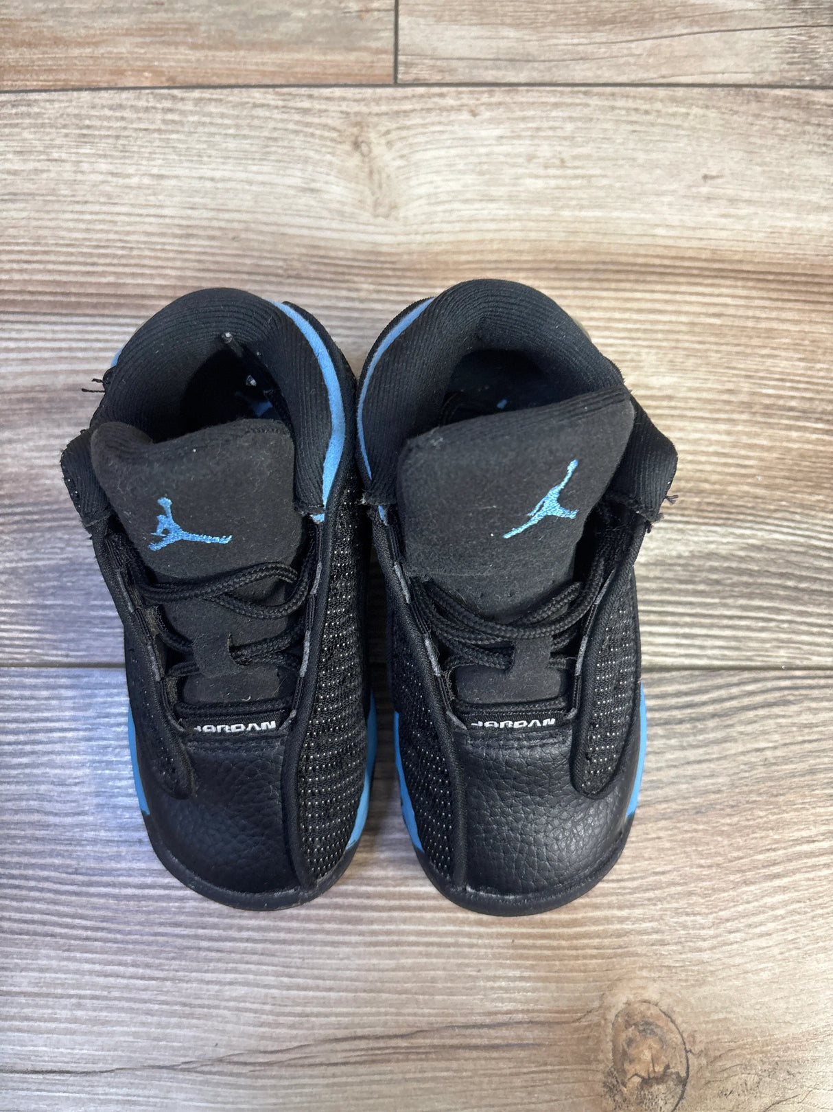 Air Jordan 13 Retro TD 'Black University Blue' Sneakers sz 7c