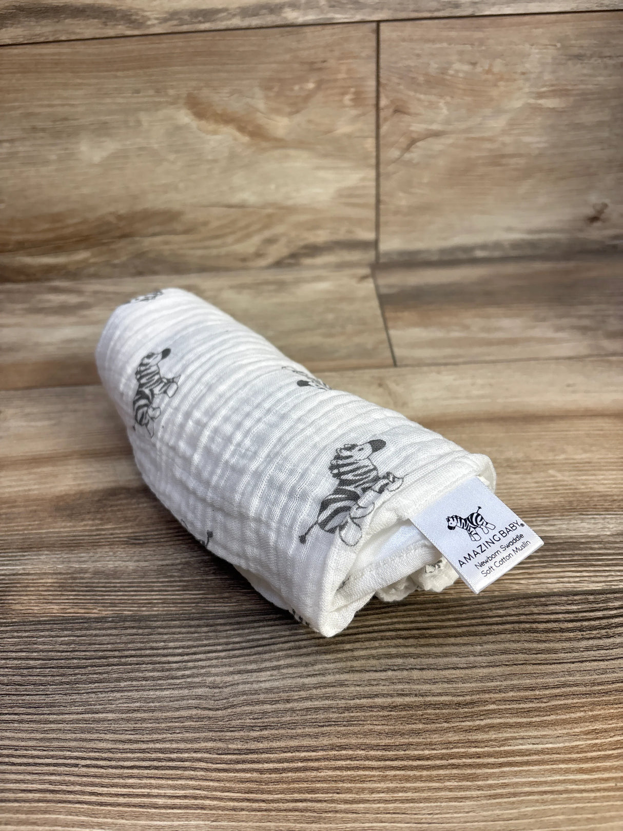 Amazing Baby Newborn Muslin Swaddle Blanket Zebra Print