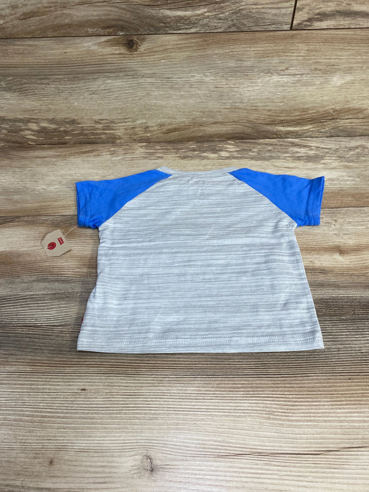 NEW Levi's Logo Shirt Blue/Grey sz 18m - Me n Mommy To Be