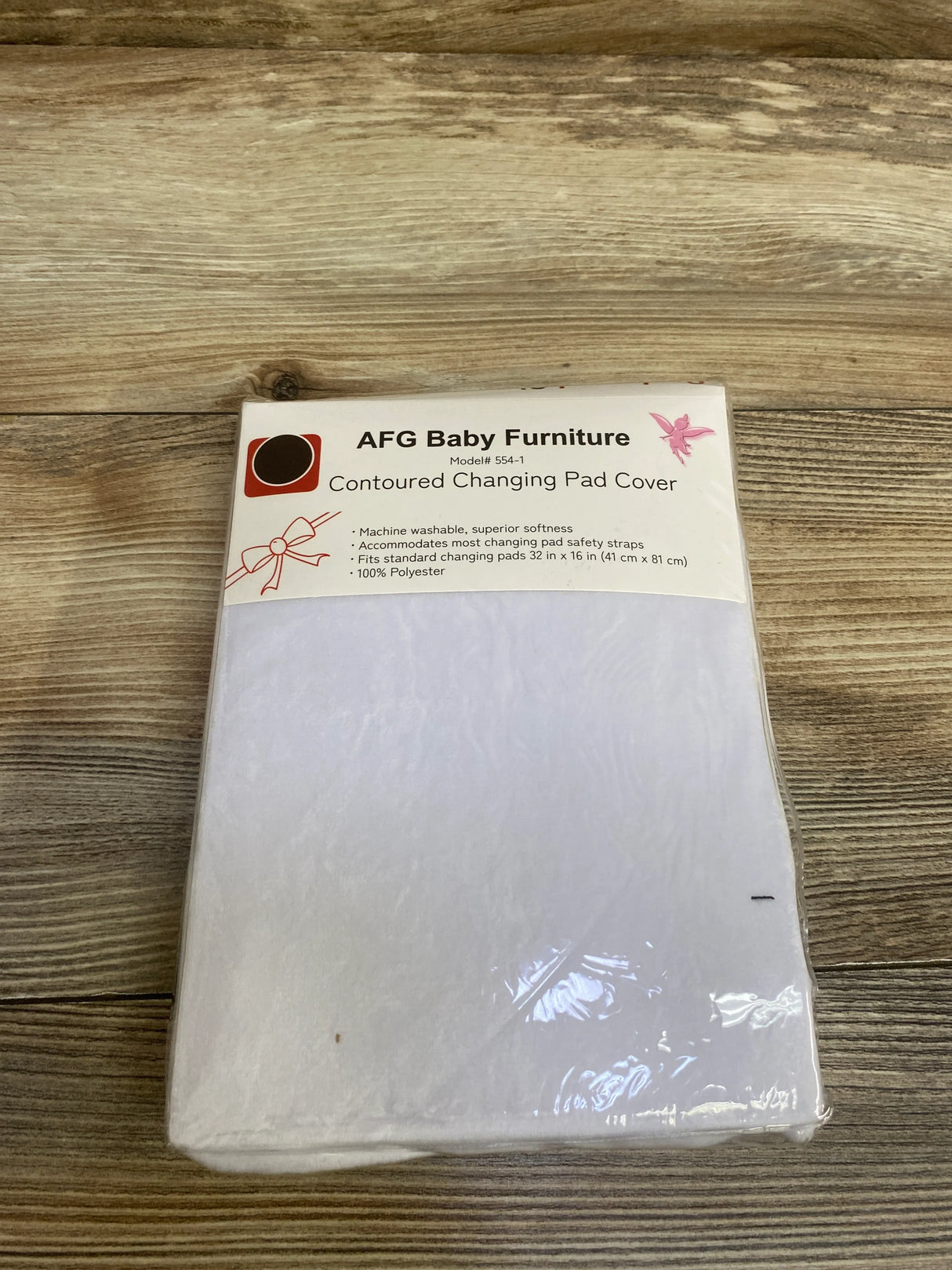 NEW AFG Baby Furniture Contoured Changing Pad and Washable Fabric Cover