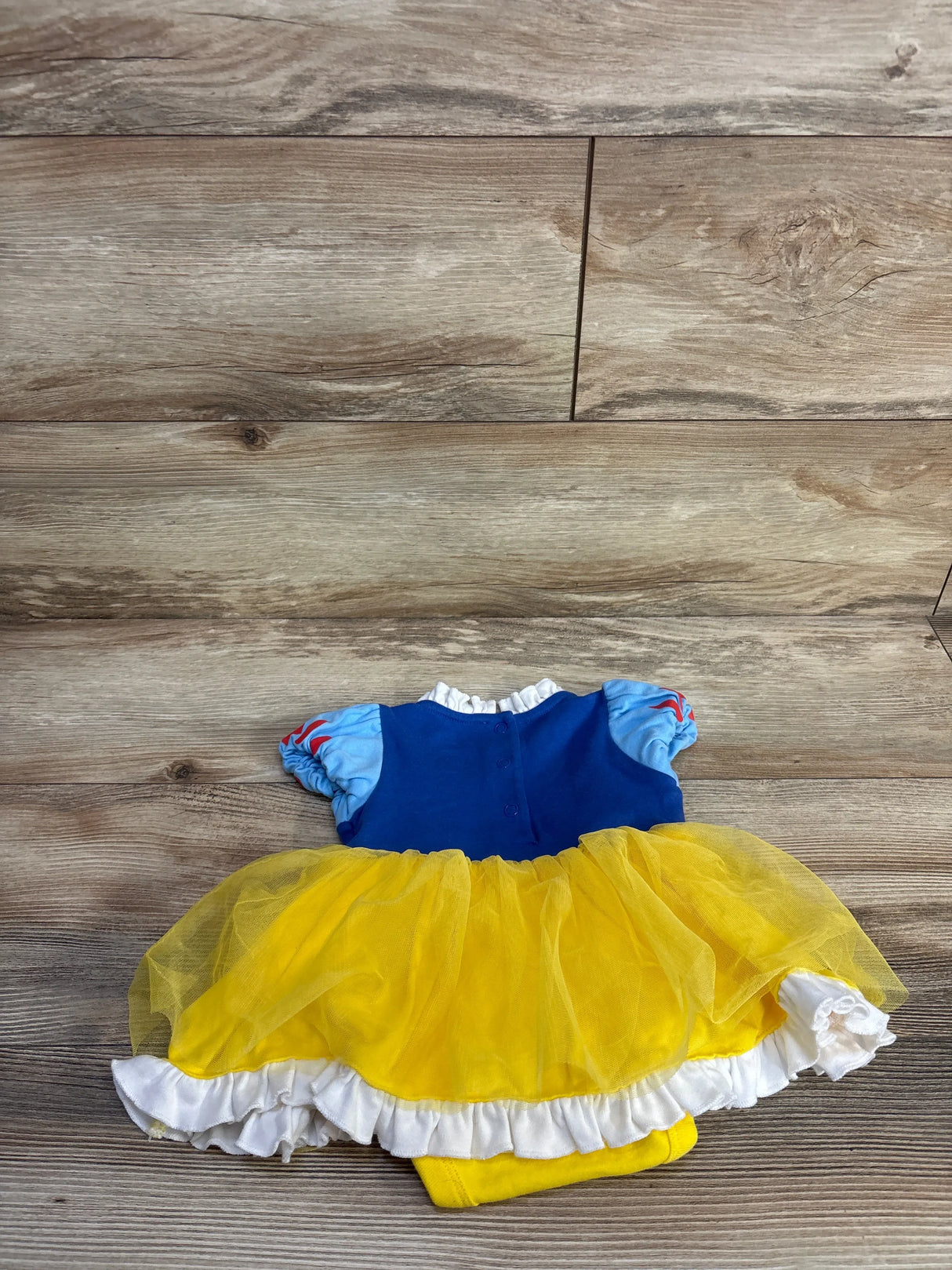 Disney Store Snow White Costume Bodysuit Dress Blue sz 0-3m