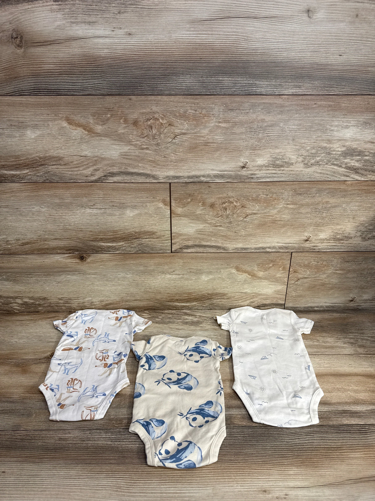 Carter's 3pk Bodysuit Set White sz 3m