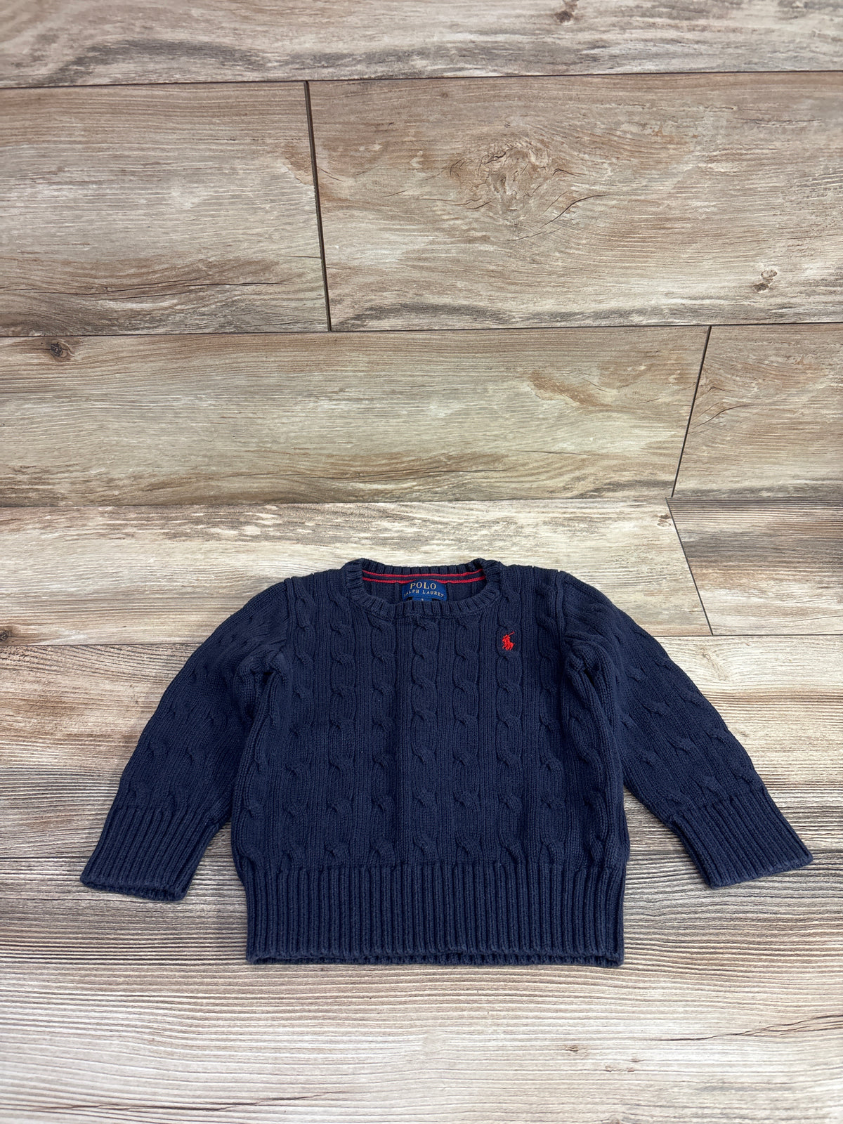 Polo Ralph Lauren Cable Knit Sweater Navy sz 2T