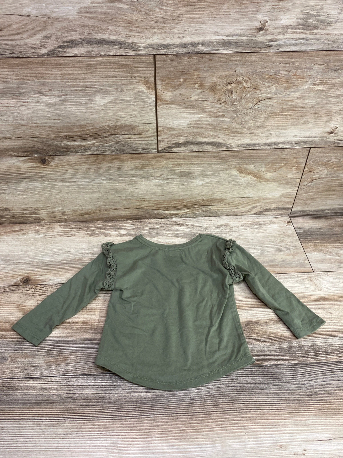 Cat & Jack Long Sleeve Shirt Green sz 18m