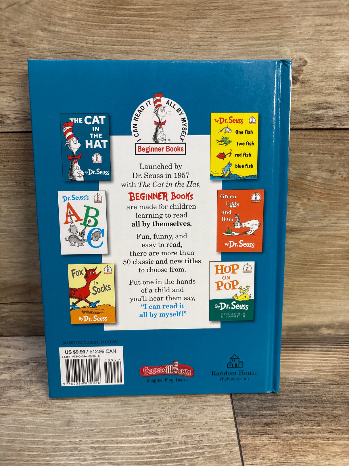 Dr. Seuss The Cat In The Hat Comes Back Hardcover Book