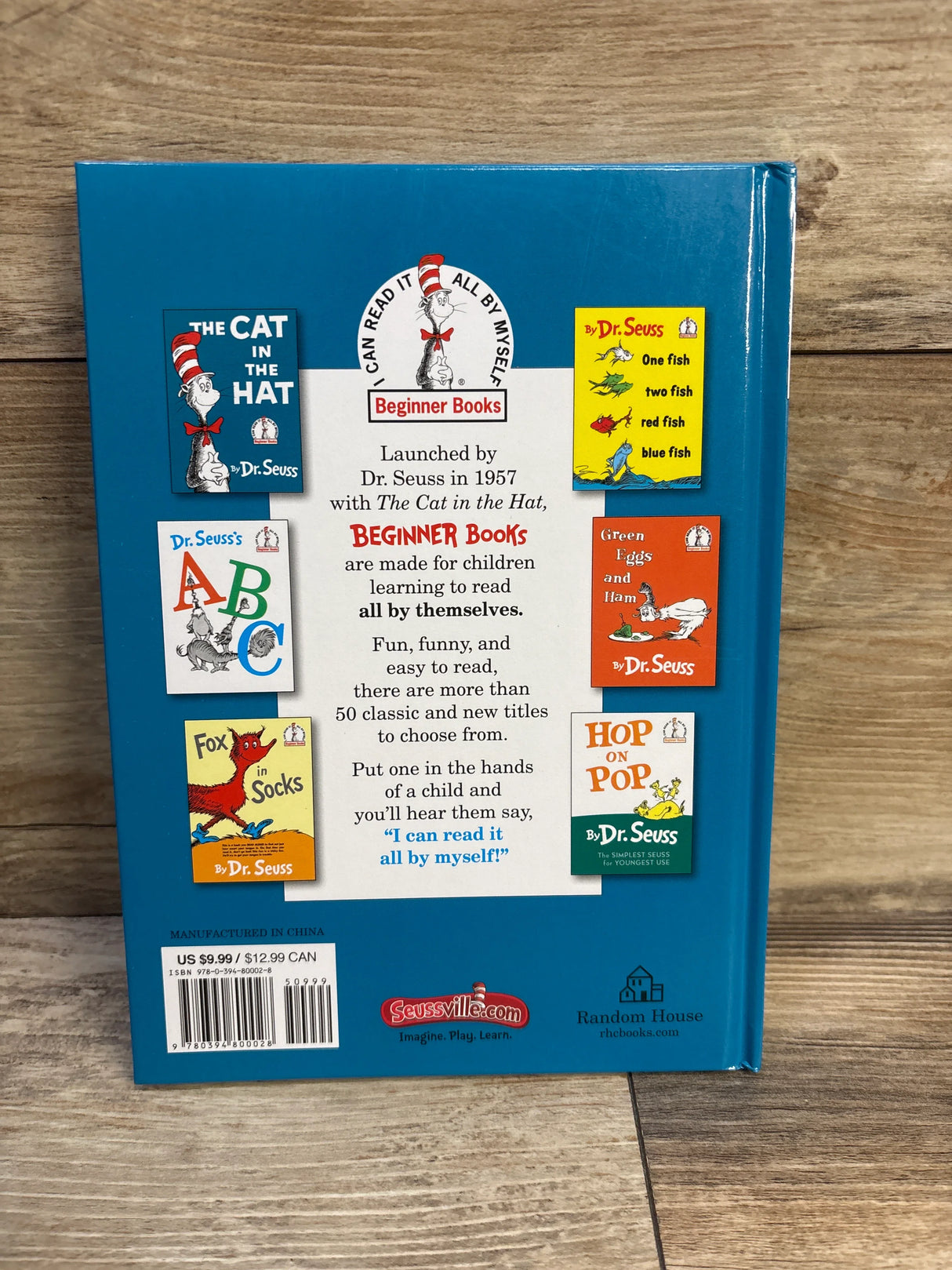 Dr. Seuss The Cat In The Hat Comes Back Hardcover Book