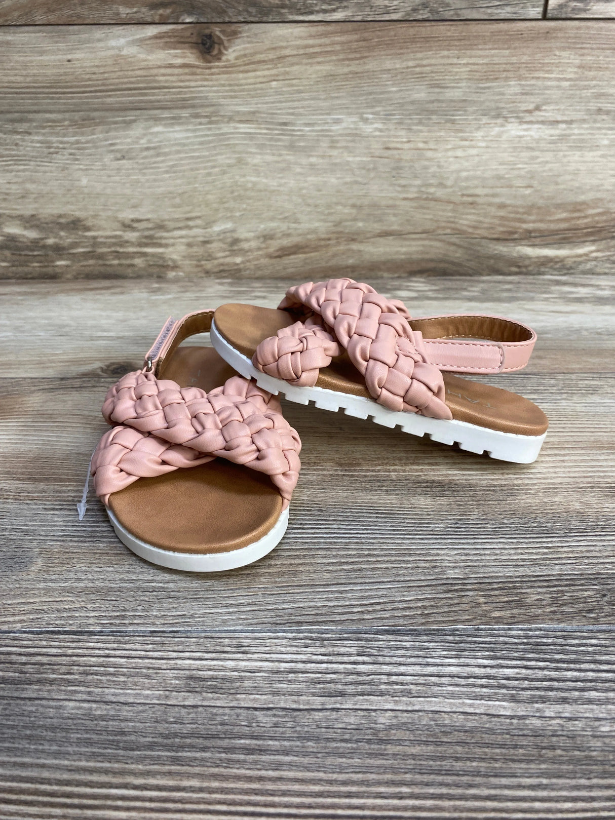 NEW Tahari Braided Sandals Pink sz 8c - Me n Mommy To Be