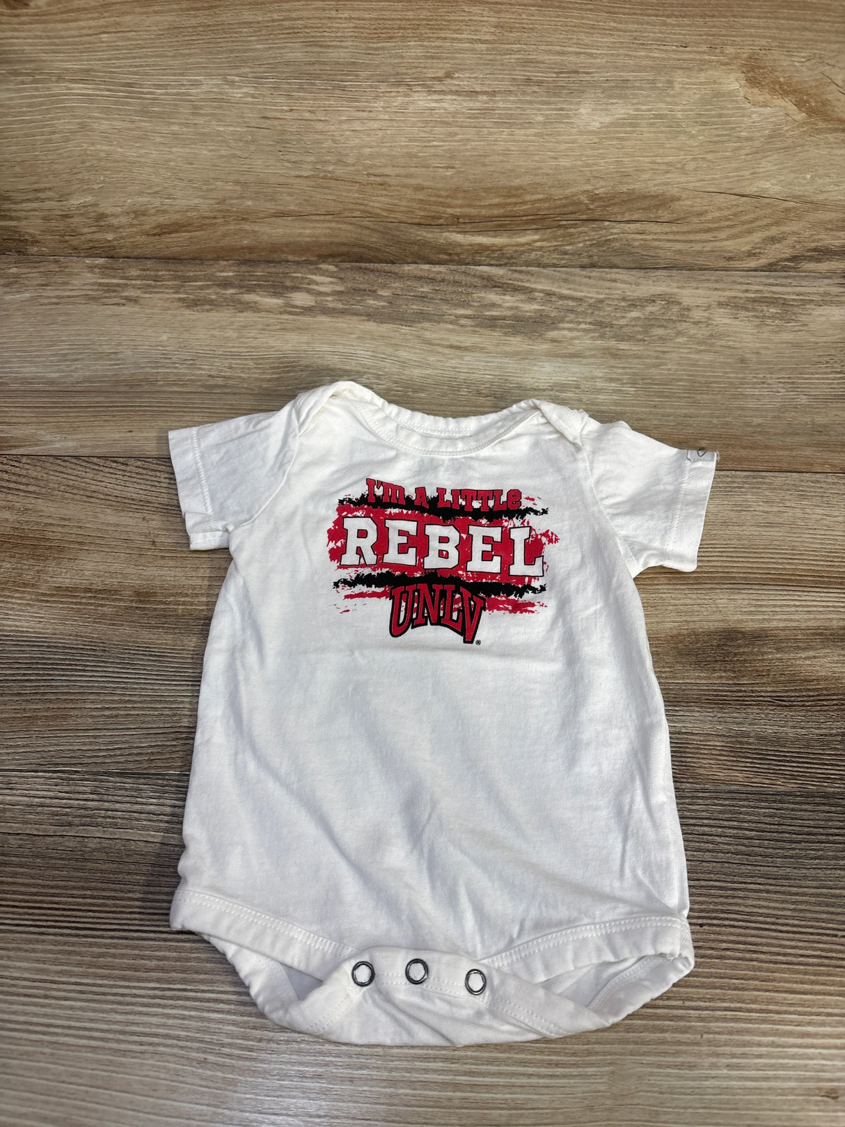 Garb I'm A Little Rebel UNLV Bodysuit White sz 0-3m
