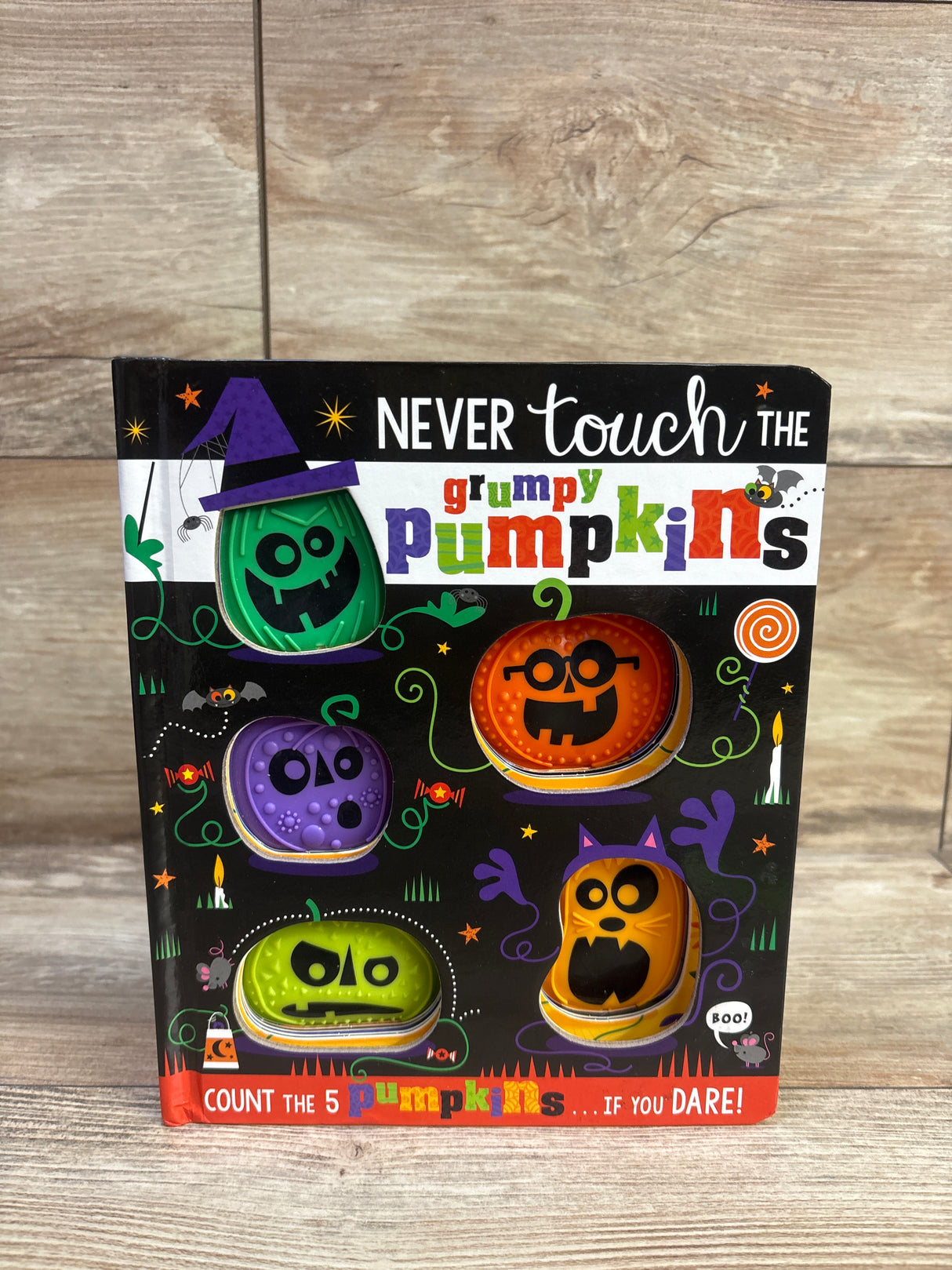 Never Touch the Grumpy Pumpkins Board Book