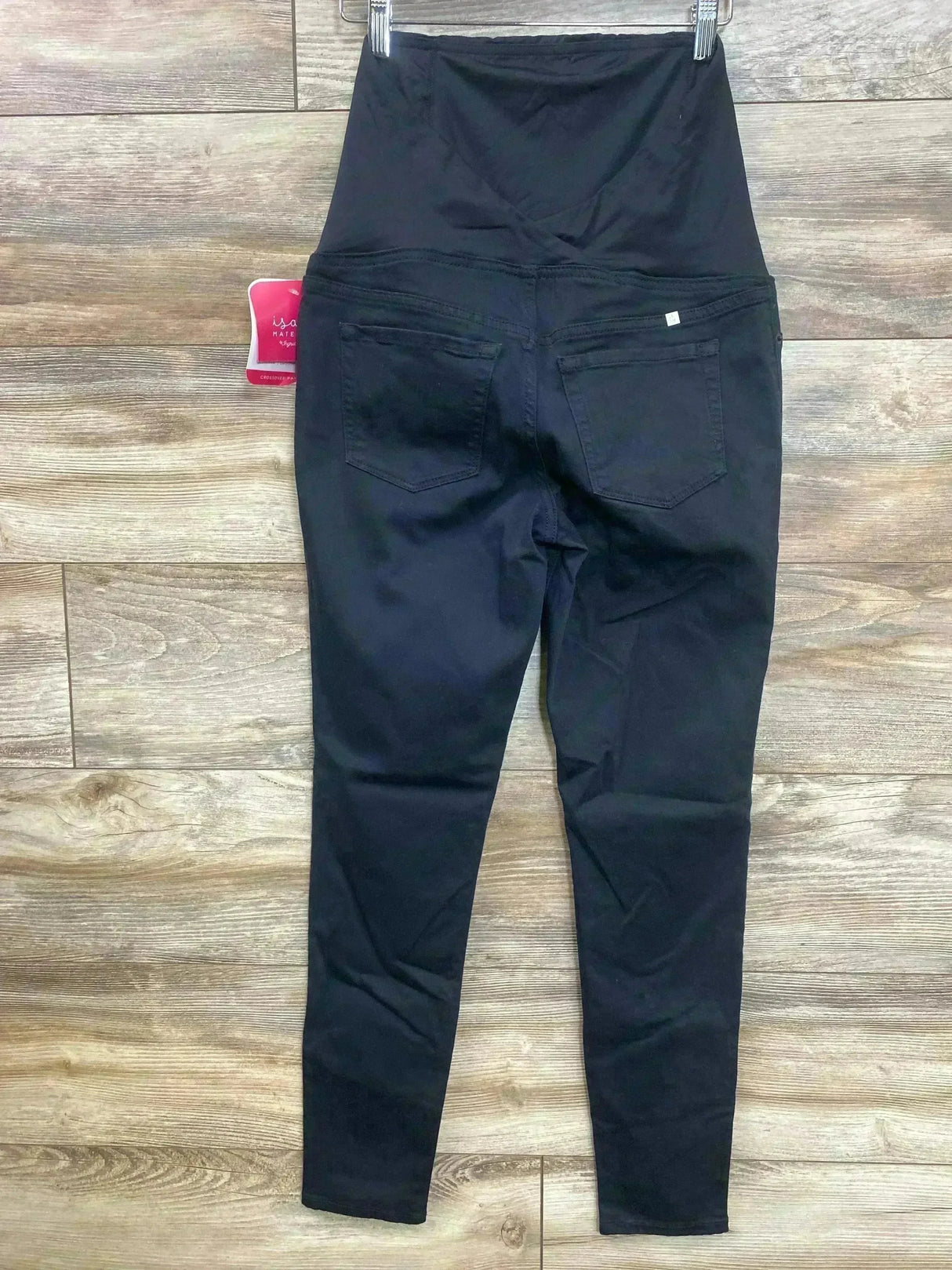 NEW Isabel Maternity Crossover Panel Skinny Jeans Black sz XS - Me n Mommy To Be