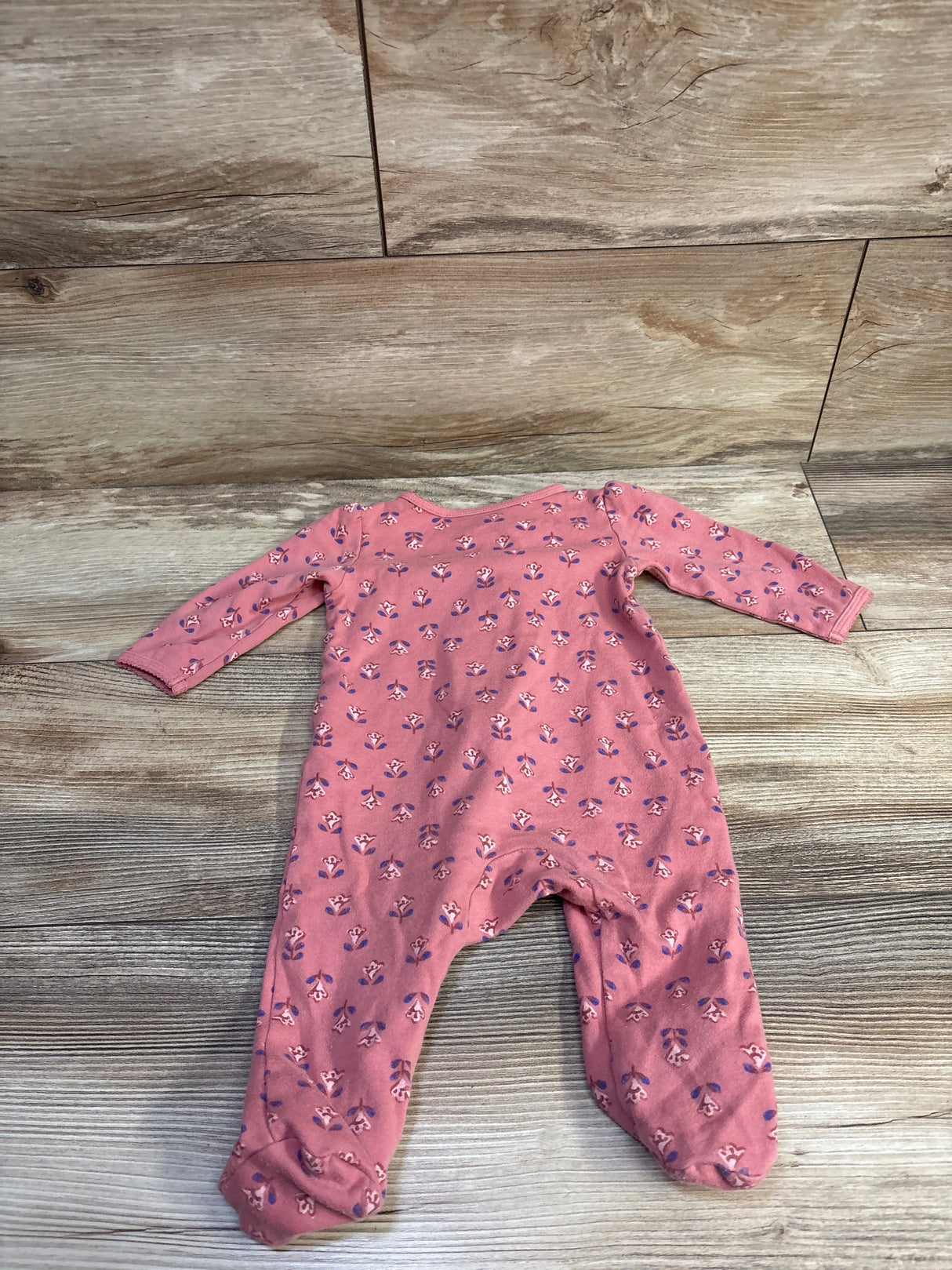 Carter's Little Sister Floral Sleeper Pink sz 6m