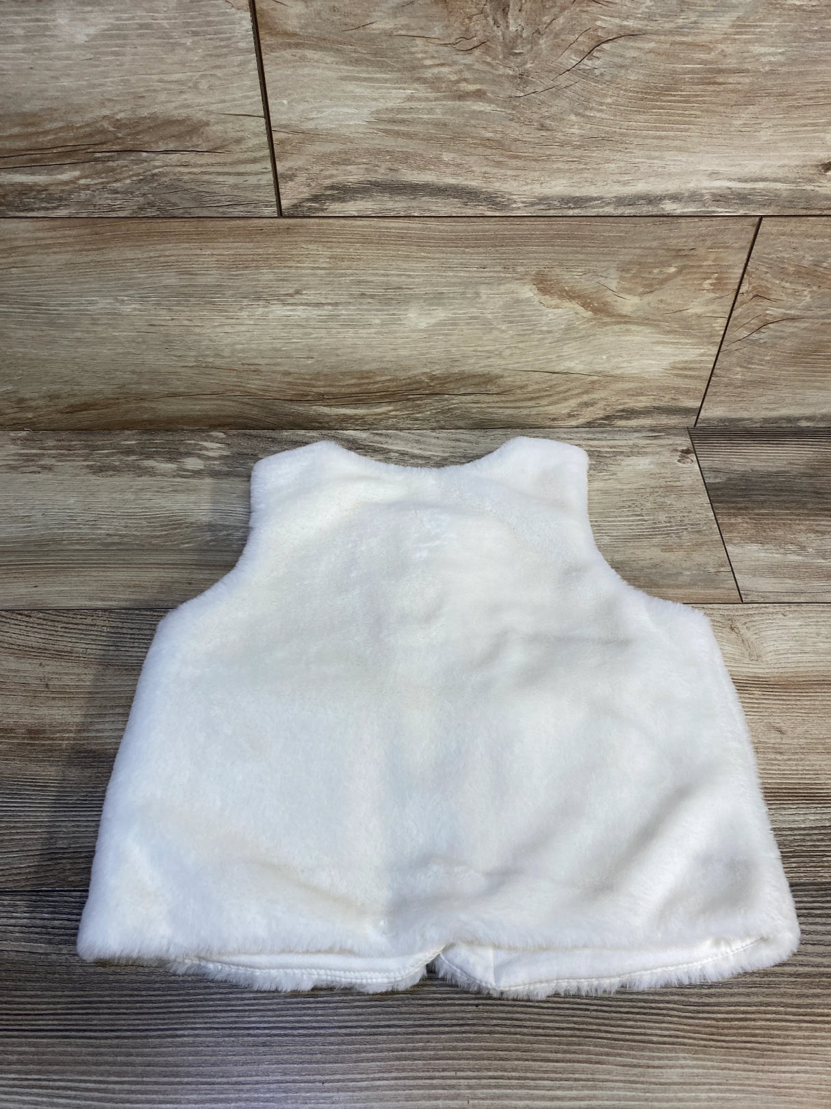 Cat & Jack Faux Fur Vest White sz 4-5T