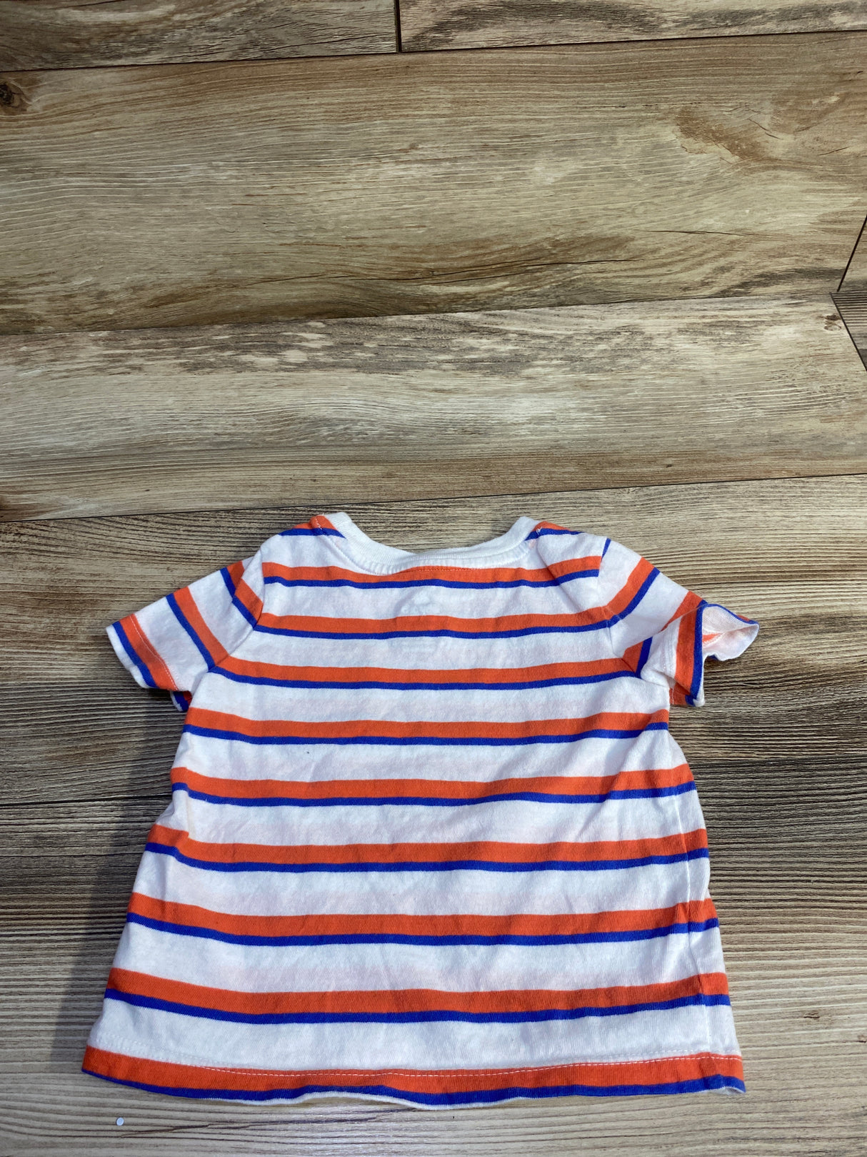 Baby Gap Striped Pocket Shirt White sz 12-18m
