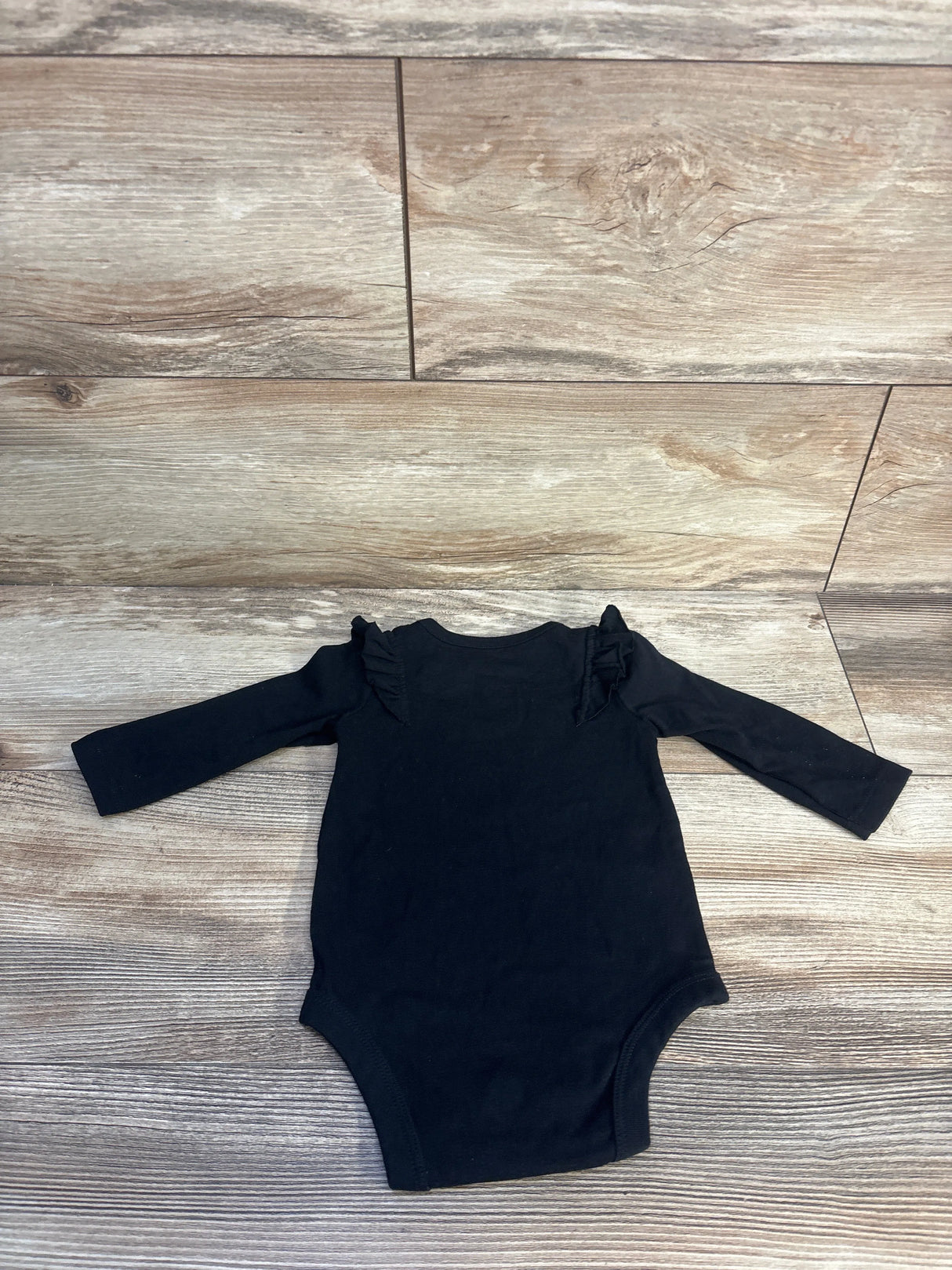 Cat & Jack Long Sleeve Bodysuit Black sz 3-6m