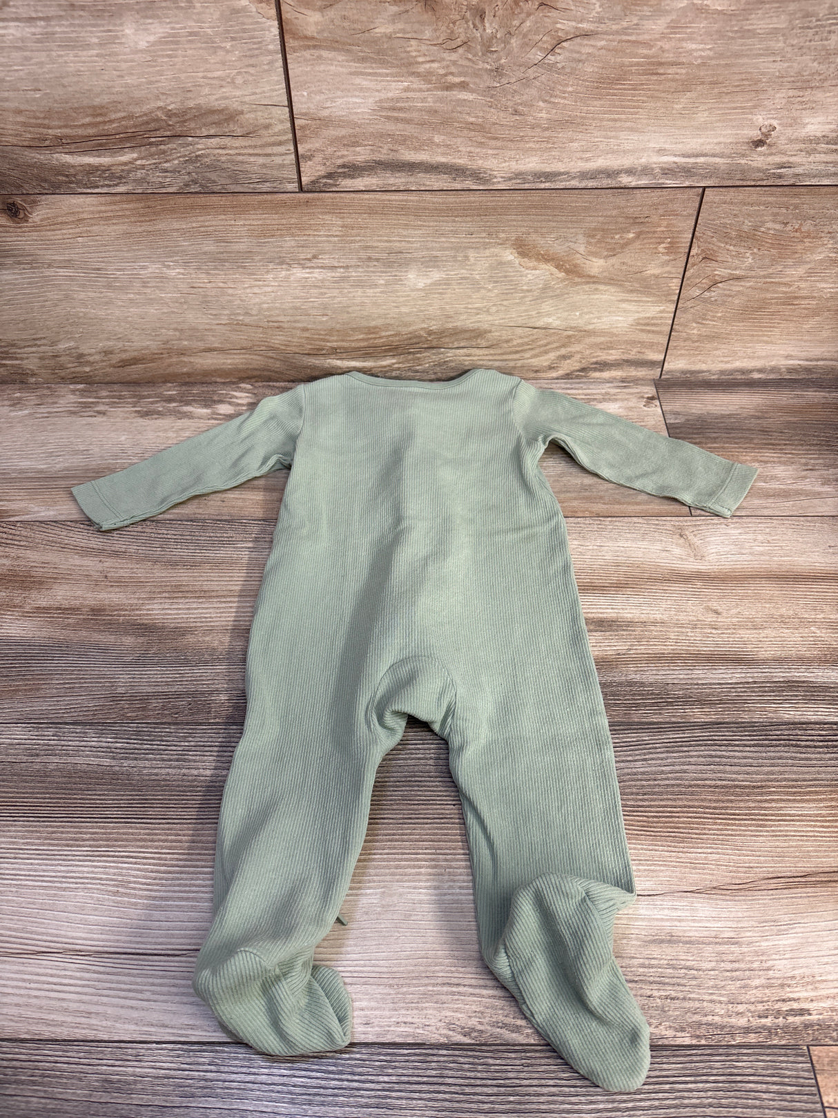 Simple Joys Ribbed Sleeper Green sz 3-6m