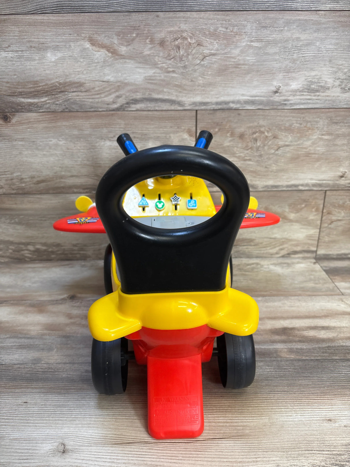 Kiddieland Disney Mickey Mouse Plane Lights & Sounds Activity Ride-On