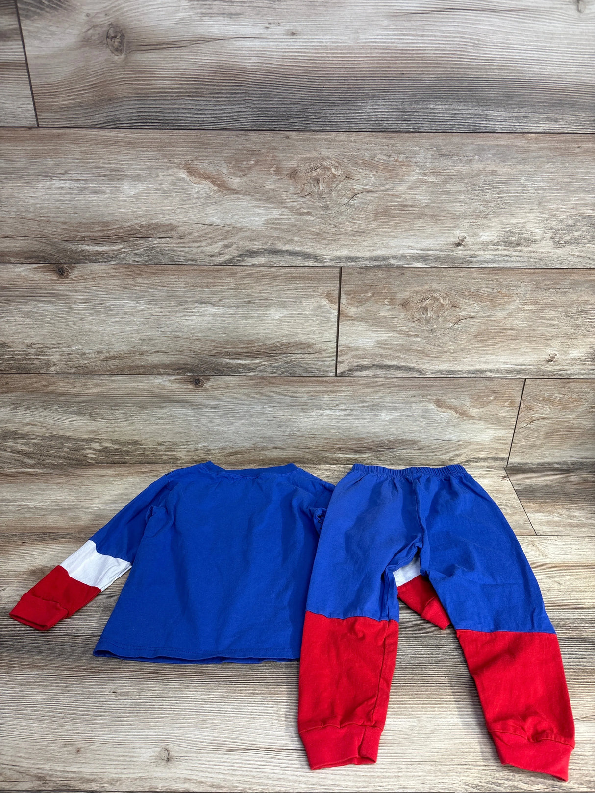 Baby Has 2pc Captain America Pajama Set Blue sz 3T