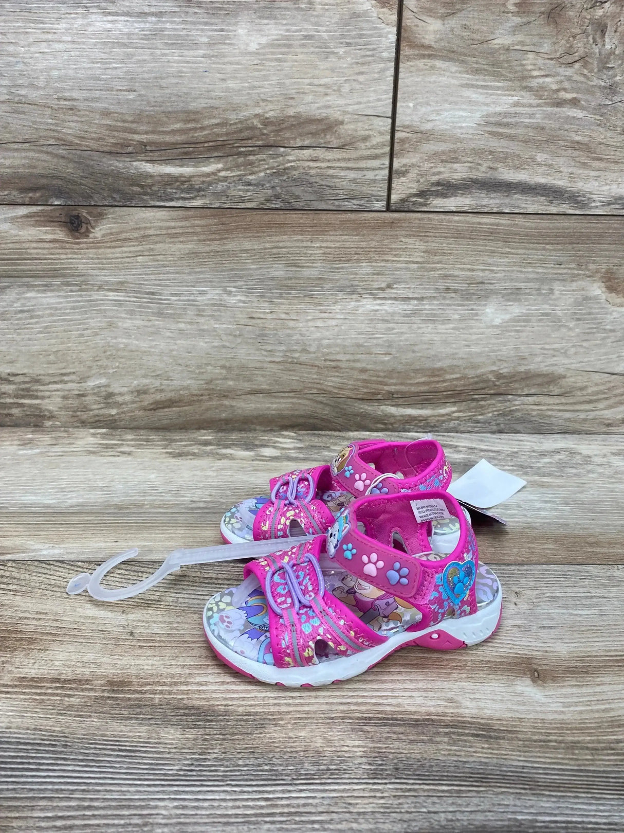 NEW Paw Patrol Adventure Ankle Strap Sandals Pink sz 7c - Me 'n Mommy To Be