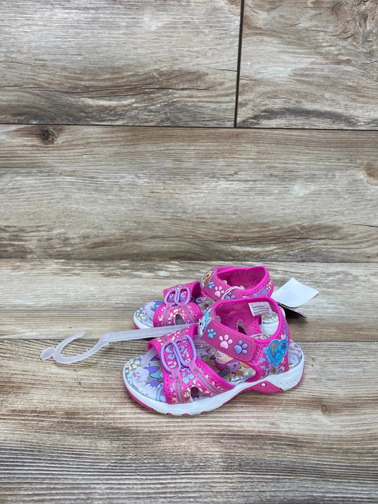 NEW Paw Patrol Adventure Ankle Strap Sandals Pink sz 7c - Me 'n Mommy To Be