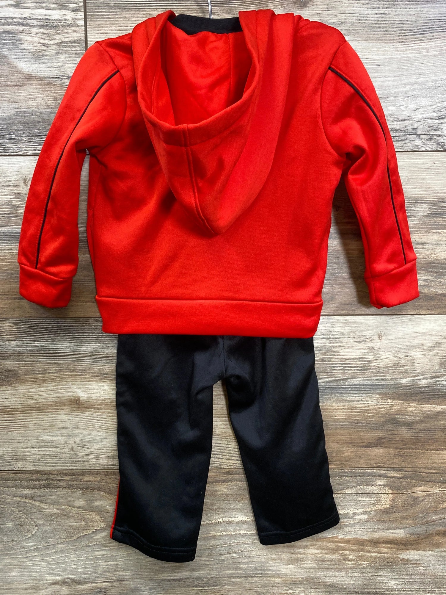 Puma 3pc Active Full Zip Jacket & Pants Set Red sz 12m