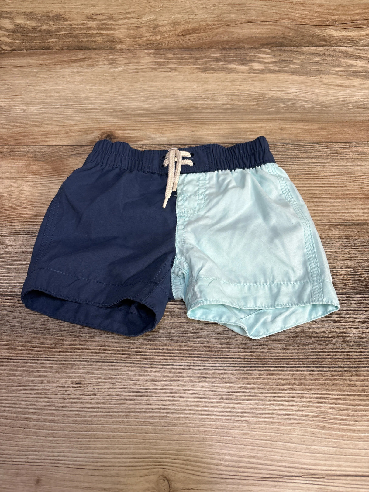 Baby Gap Colorblock Swim Trunks Blue sz 3-6m - Me n Mommy To Be