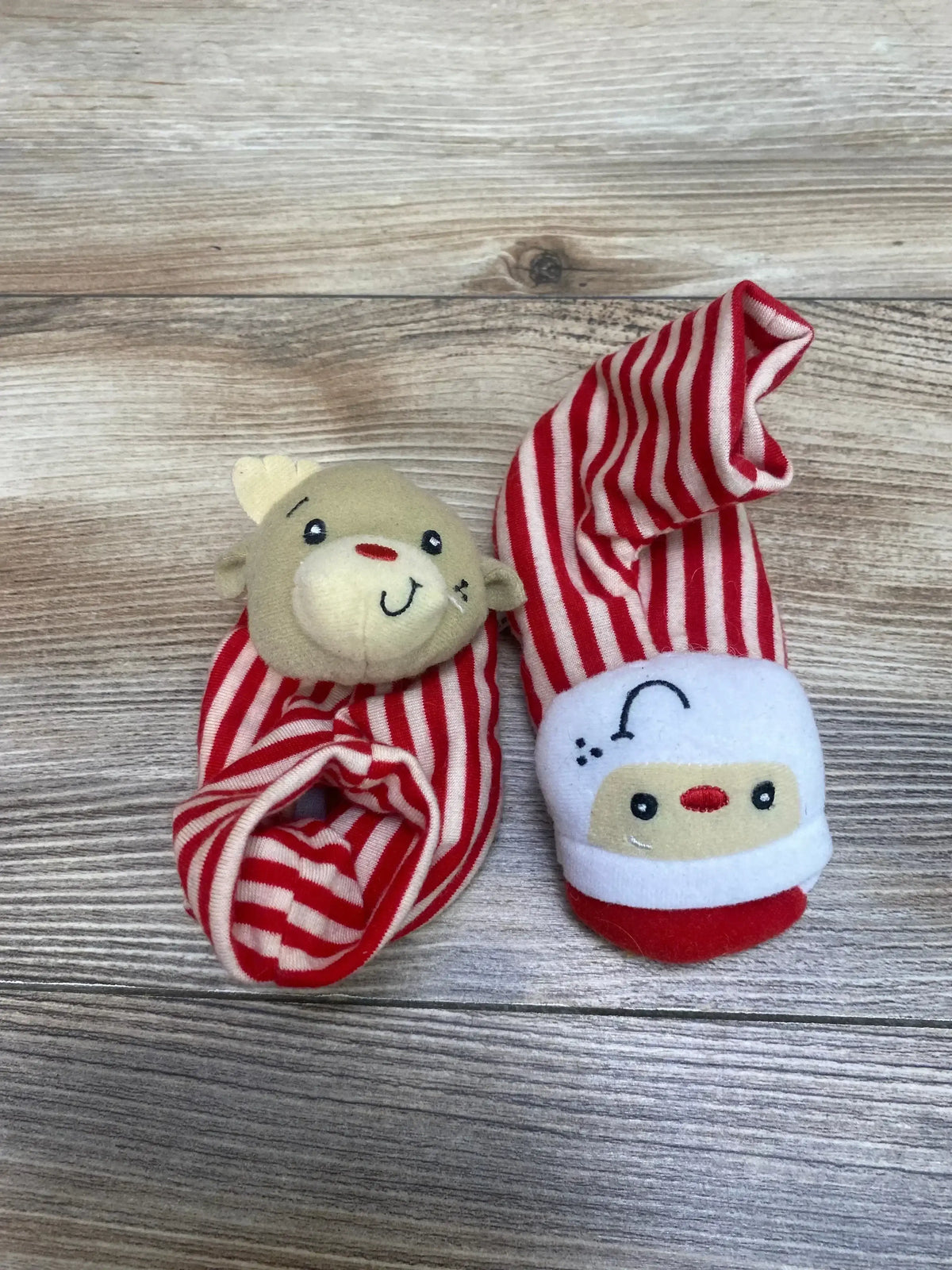 Infantino Infant Christmas Foot Rattles Sz 0-6m - Me n Mommy To Be