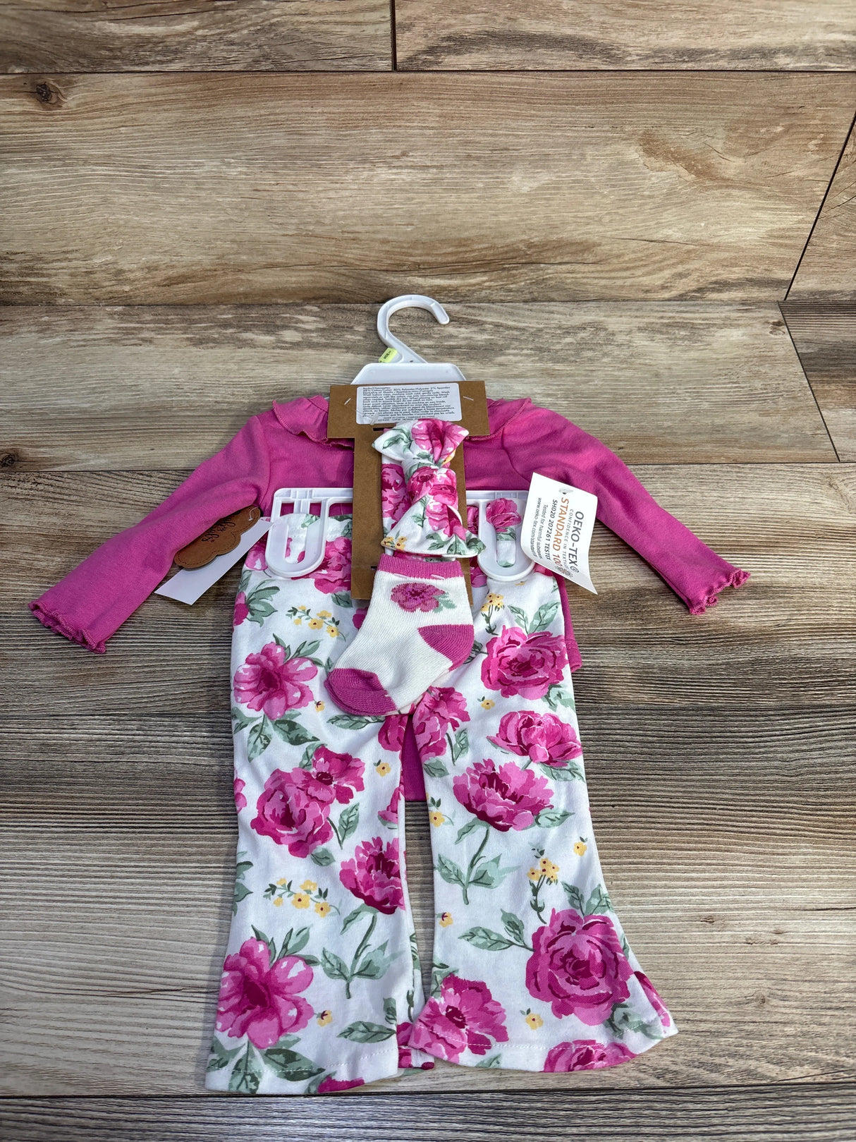 NEW Baby Essentials 4pc Mama's Mini Layette Set Pink sz 3m
