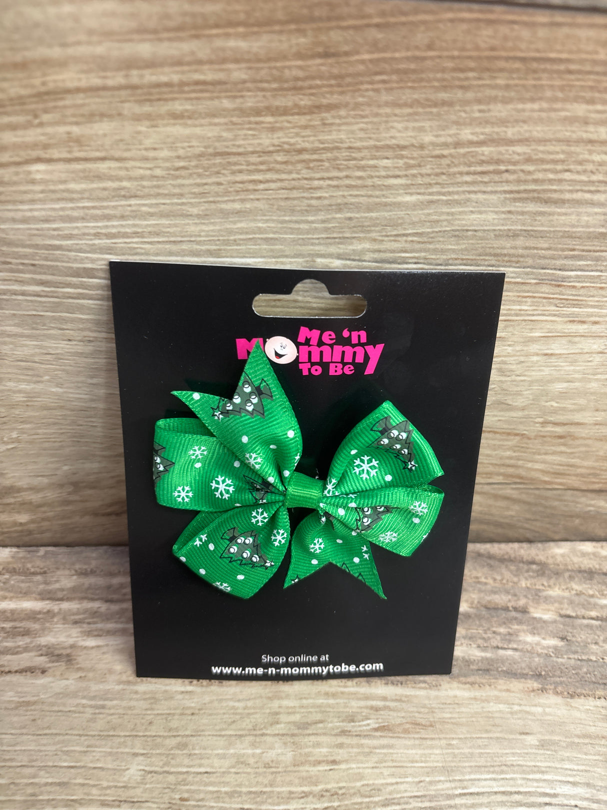 NEW Christmas Tree Hair Bow Green