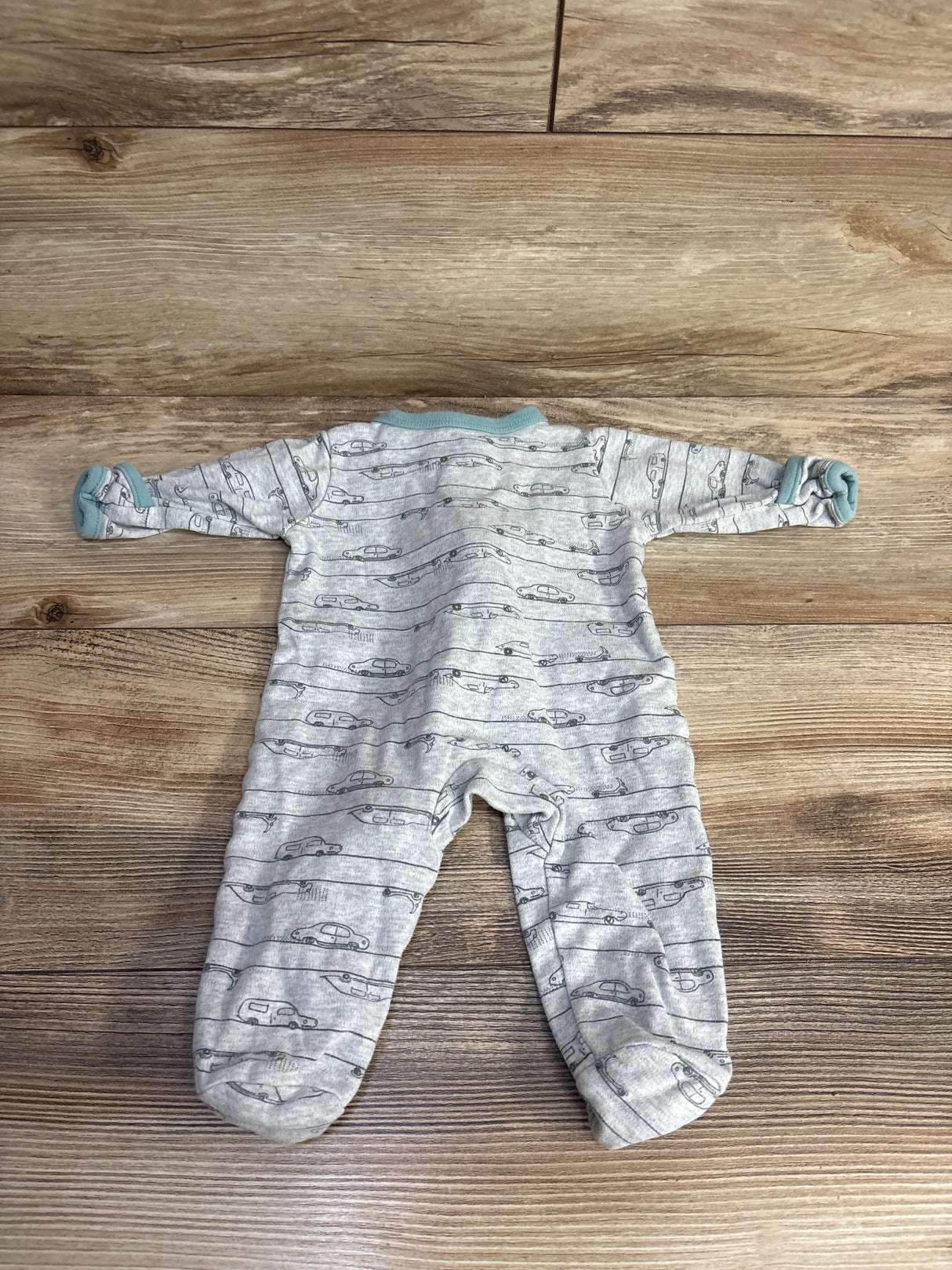 Aablexema Striped Car Sleeper Grey sz 0-3m