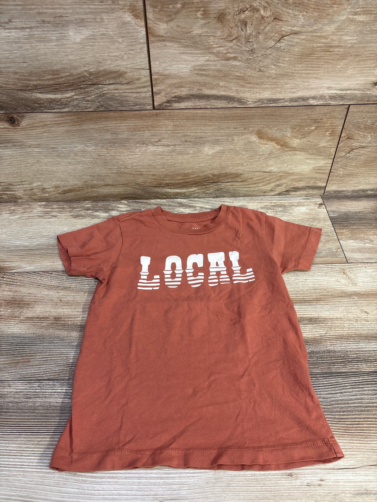 Tiny Whales Local Shirt Rust sz 4T