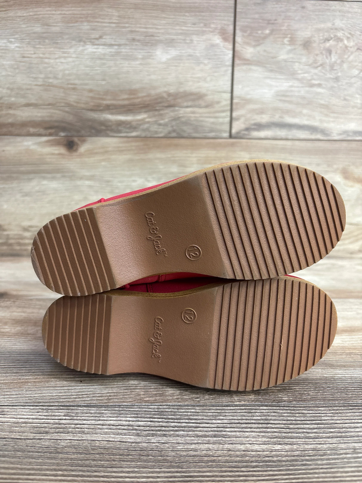 NWOT Cat & Jack Etta Boots Red sz 12c