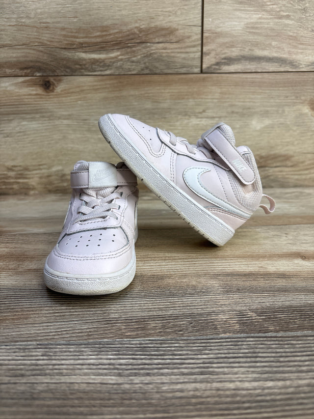 Nike Court Borough Mid 2 TD 'Pearl Pink White' Sneakers sz 8c - Me n Mommy To Be