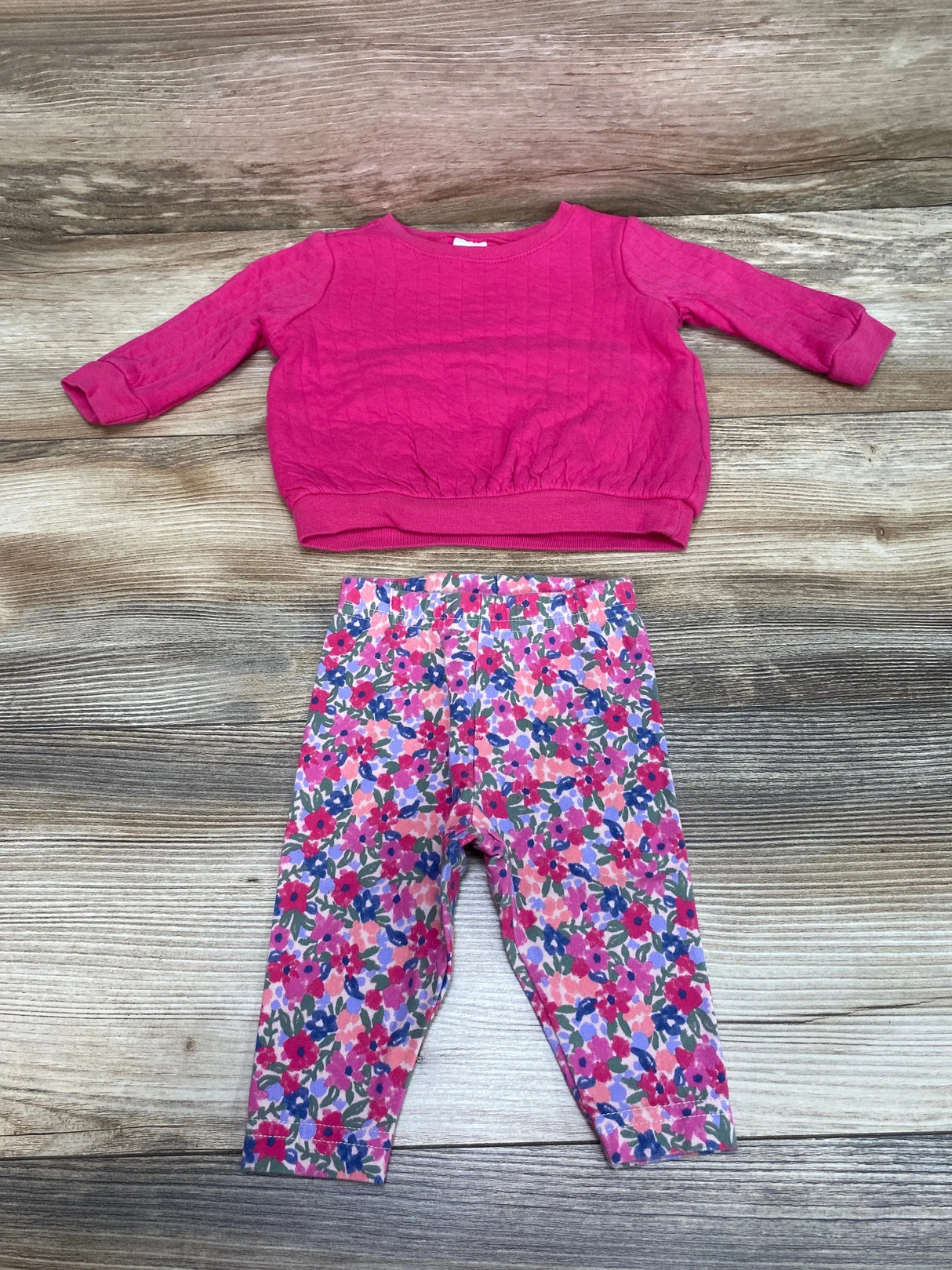 Just One You 2pc Sweatshirt & Leggings Pink sz 3m - Me n Mommy To Be