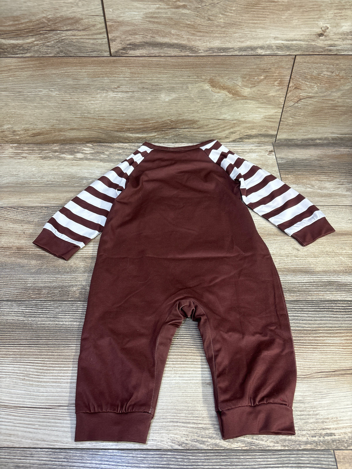 KVPLBQFD Turkey Thanksgiving Coverall Brown sz 6-9m