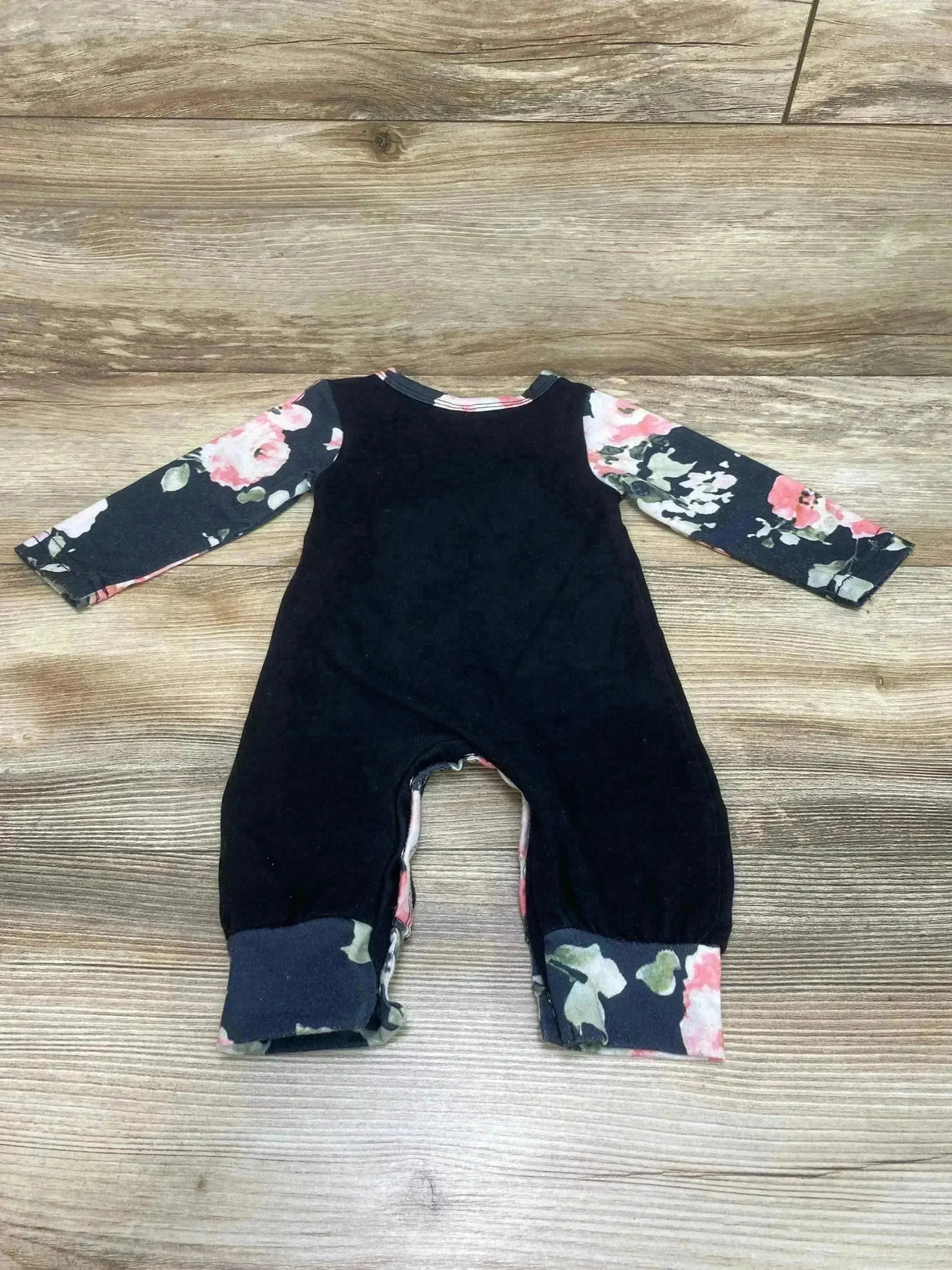 The Princess Has Arrived Coverall Black sz 0-3m - Me n Mommy To Be