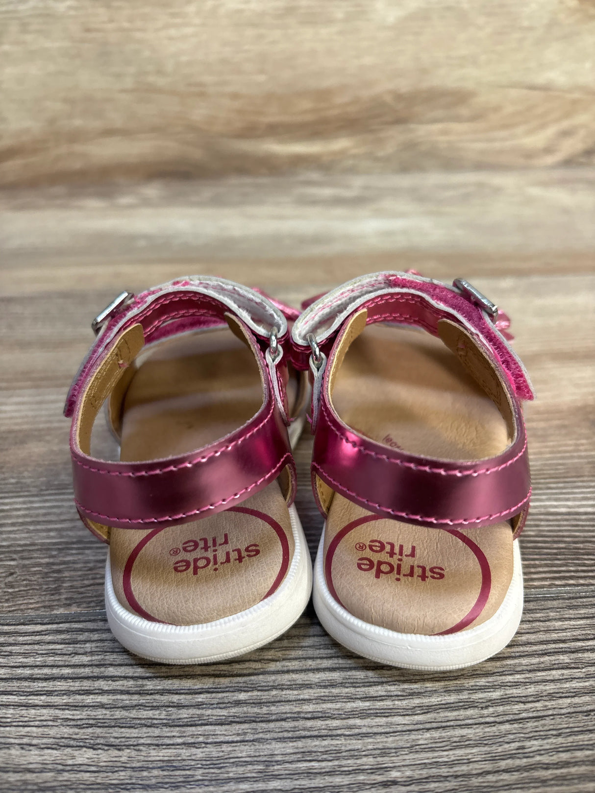Stride Rite Whitney Sandals in Metallic Pink sz 6c
