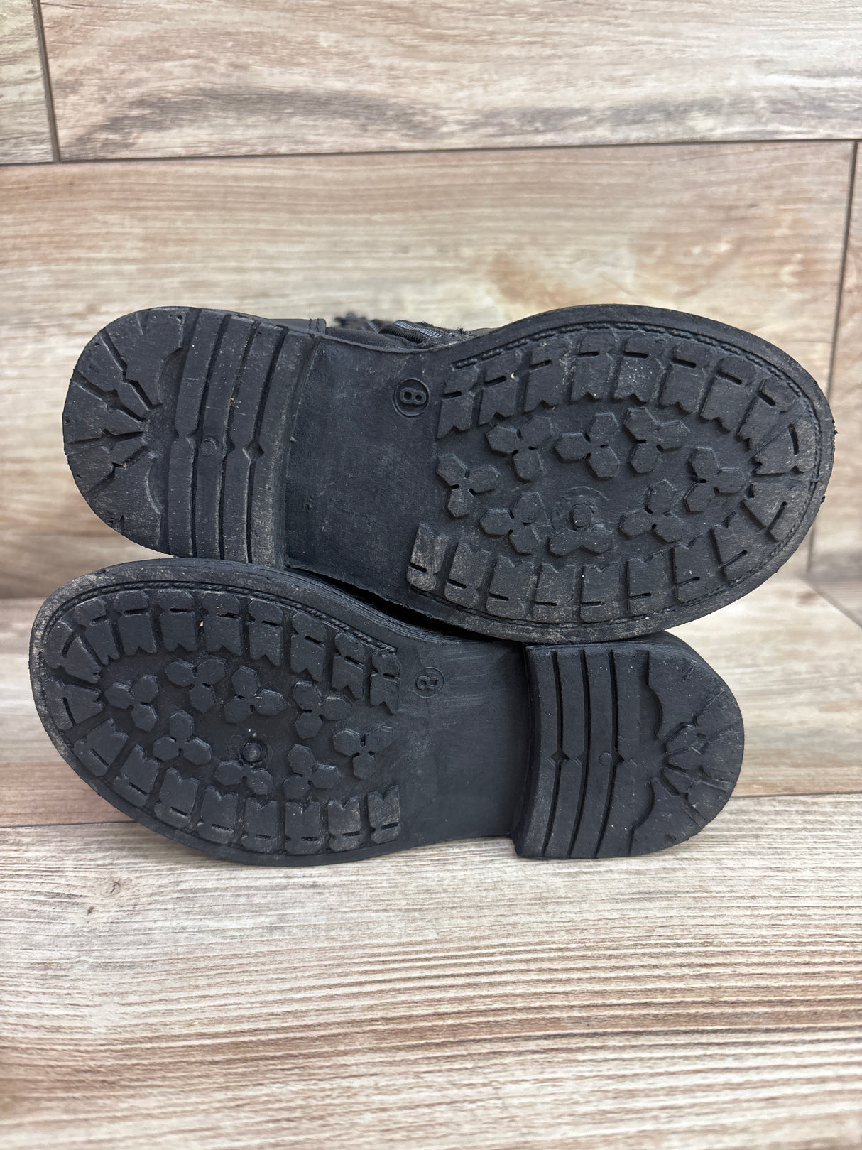 Rachel Shoes Lil' Courtlyn Boots Black sz 8c