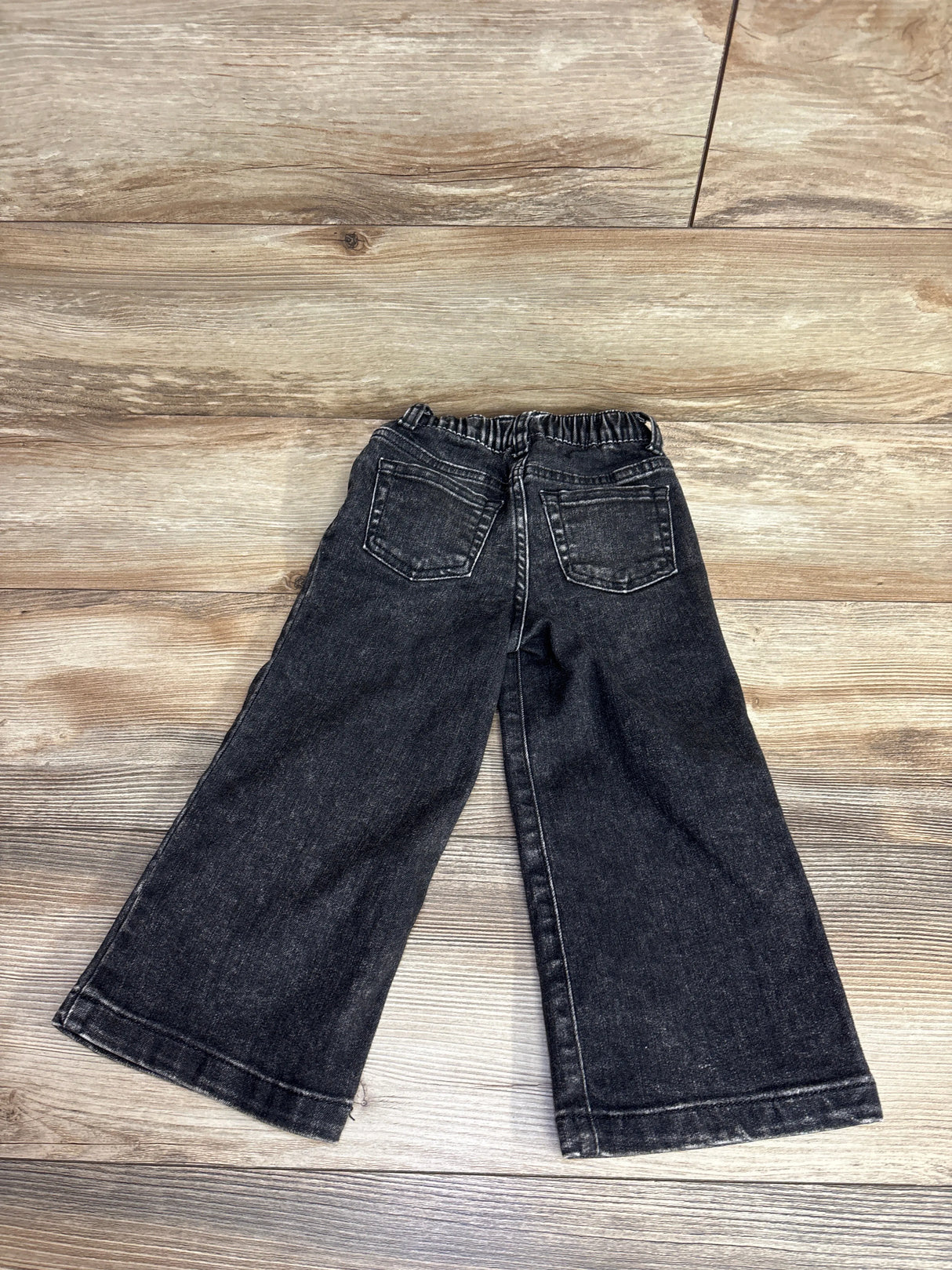 Cat & Jack Floral Denim Jeans Black sz 3T